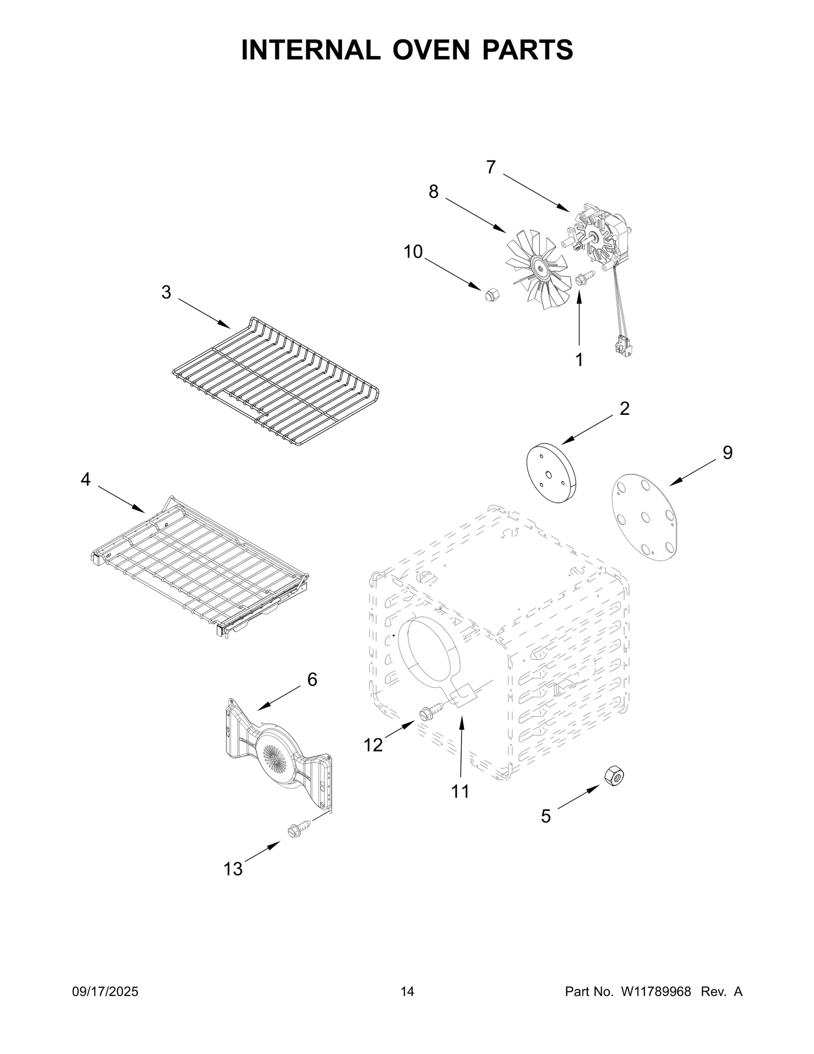 INTERNAL OVEN PARTS