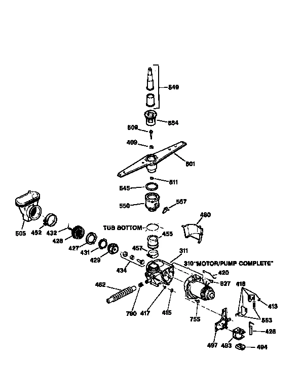 MOTOR PUMP MECHANISM