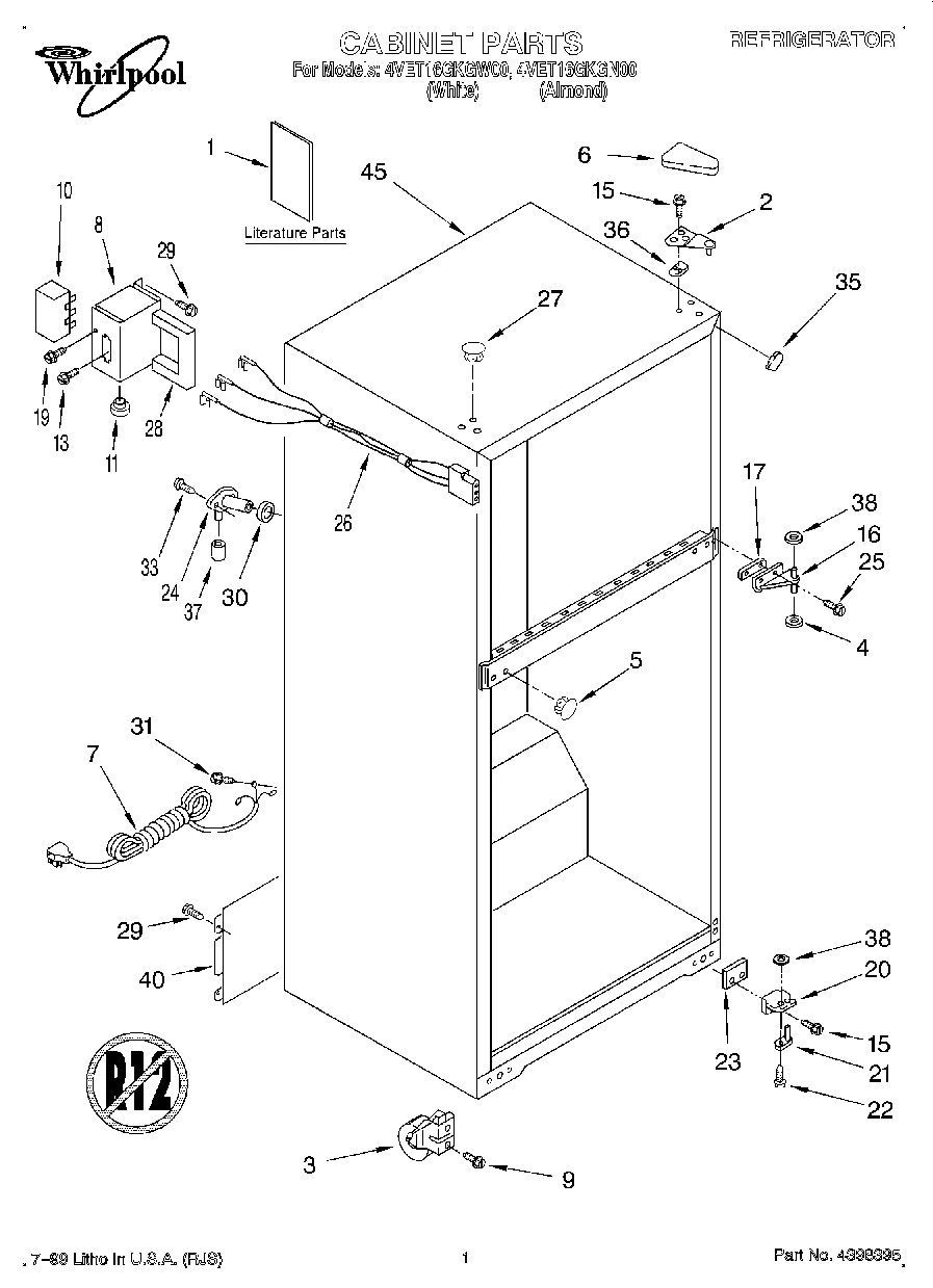 01 - CABINET, LITERATURE