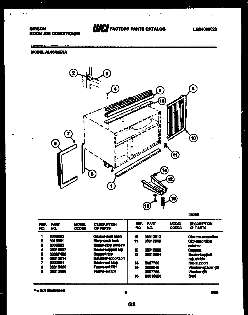 06 - CABINET AND INSTALLATION PARTS