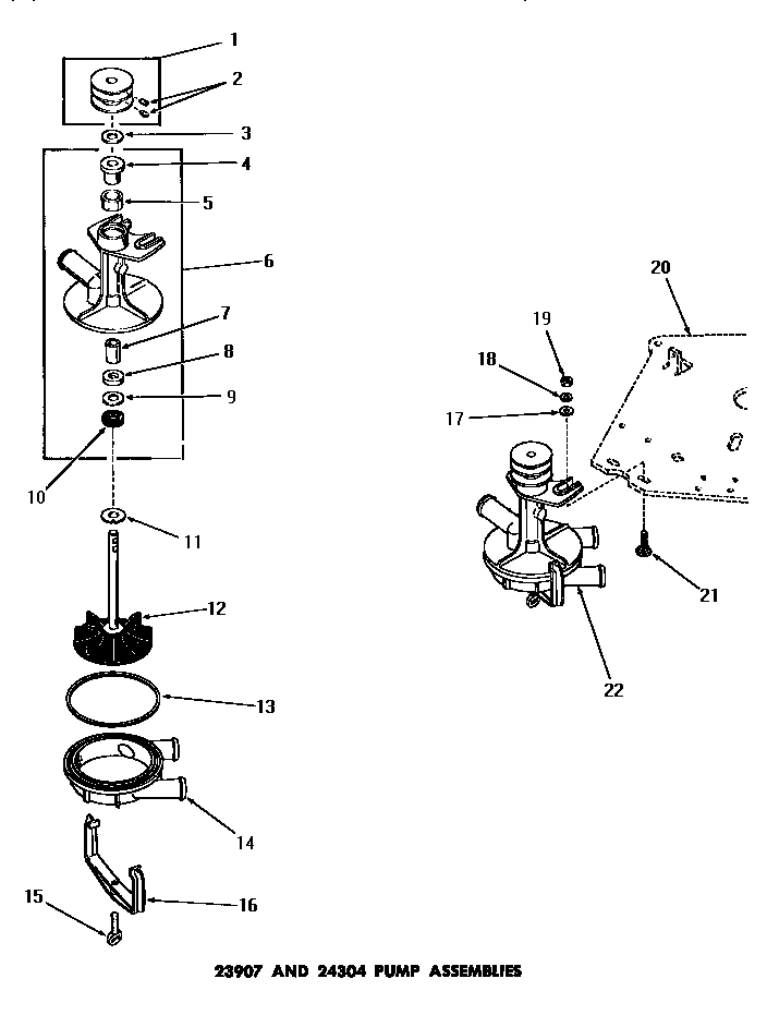 01 - 23907 & 24304 PUMP ASSEMBLIES