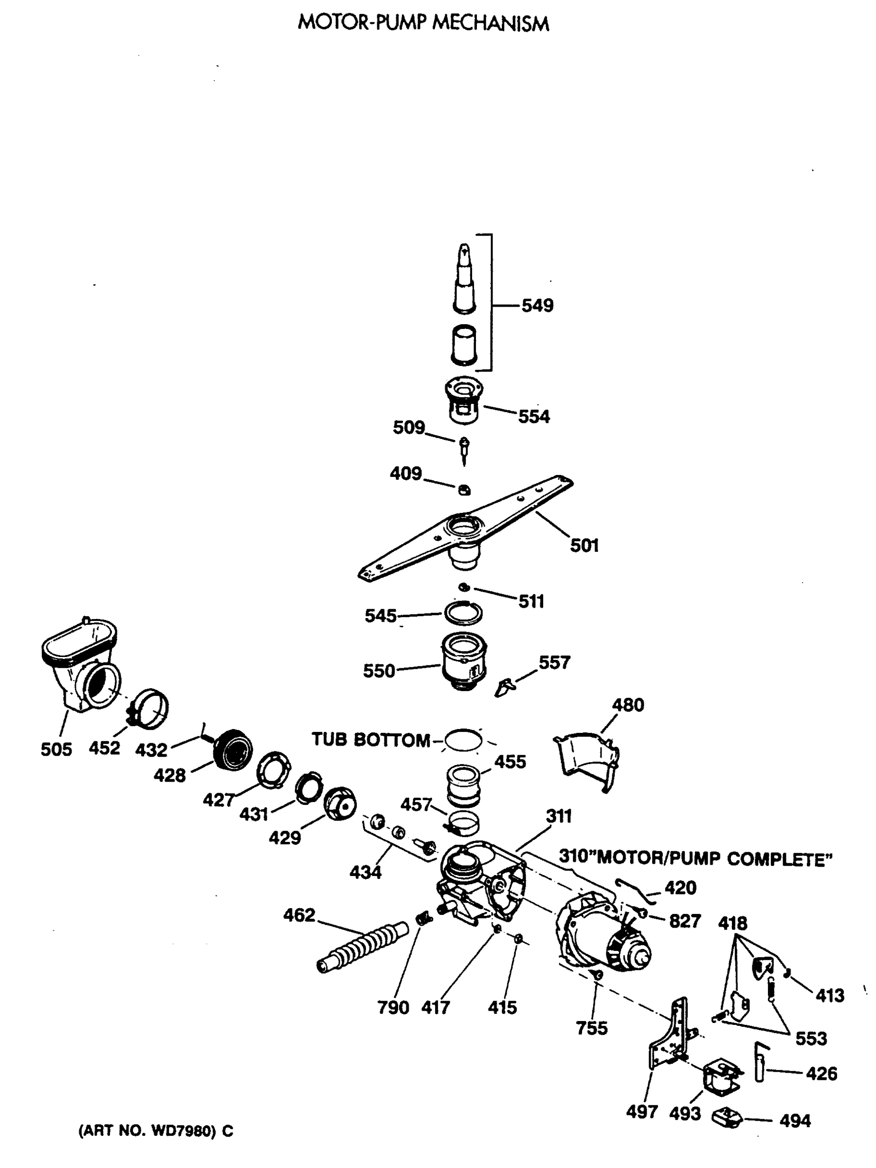 MOTOR-PUMP MECHANISM