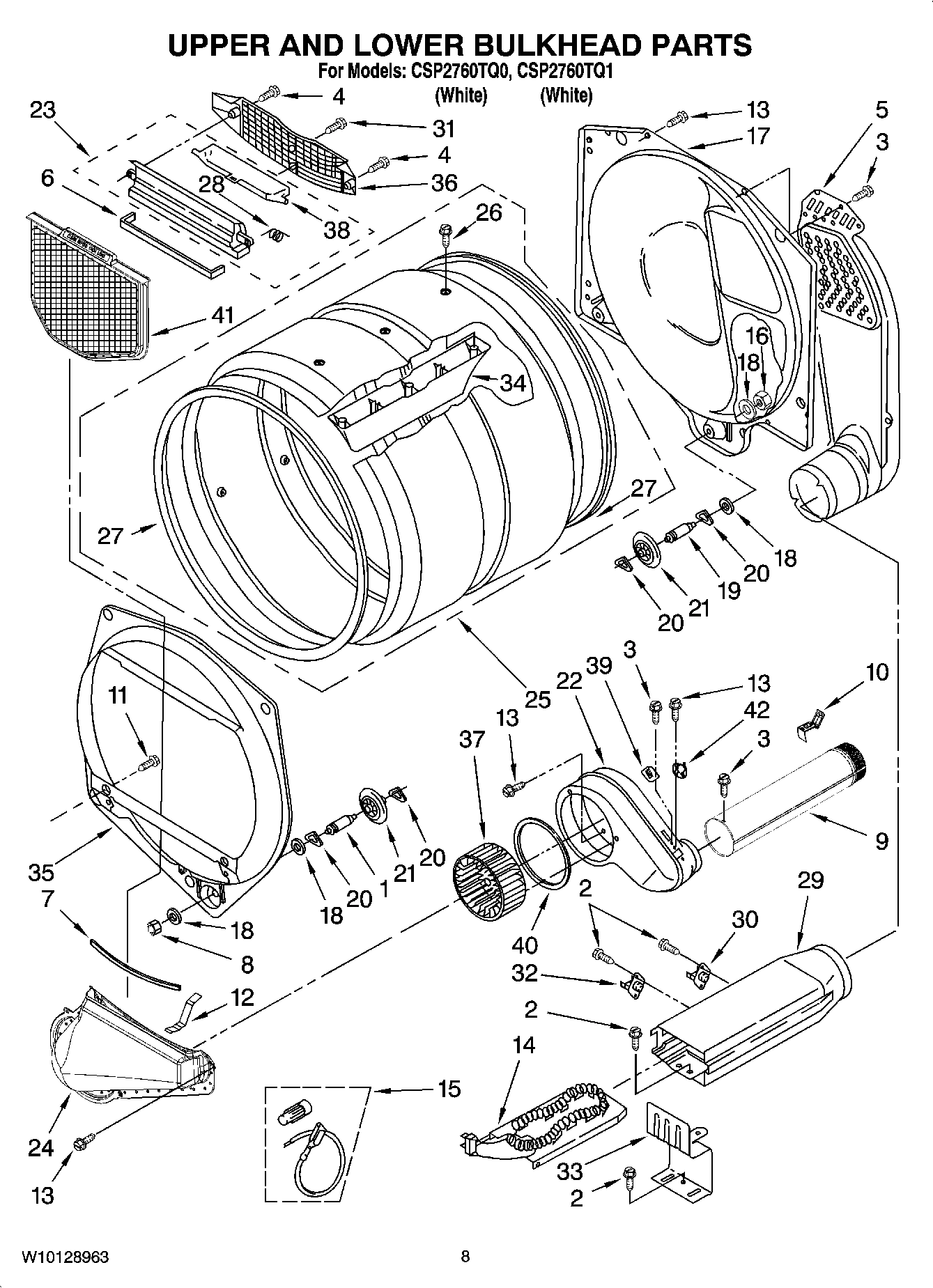 04 - UPPER AND LOWER BULKHEAD PARTS, OPTIONAL PARTS (NOT INCLUDED)