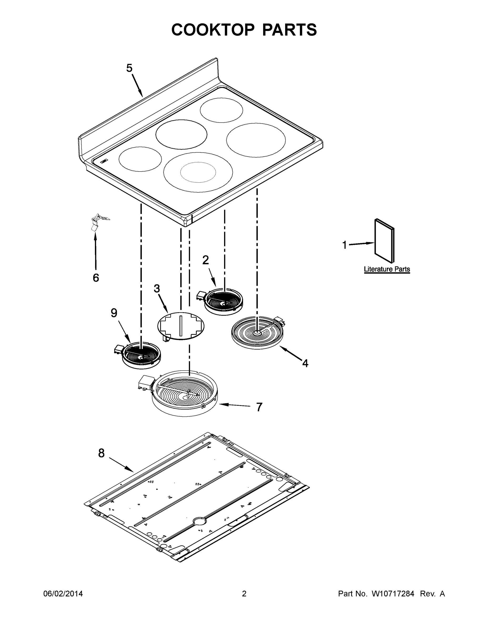 02 - COOKTOP PARTS