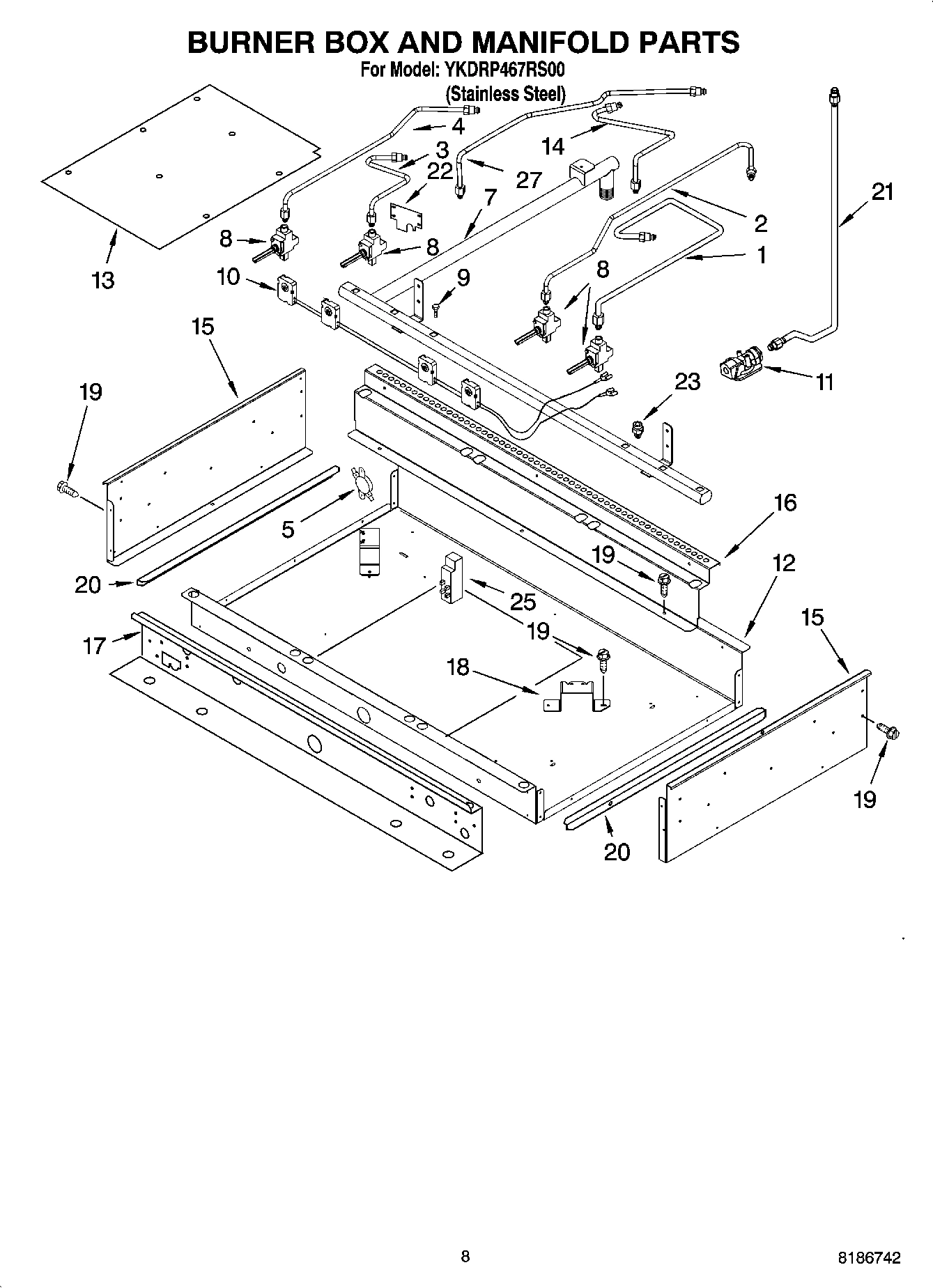07 - BURNER BOX AND MANIFOLD PARTS
