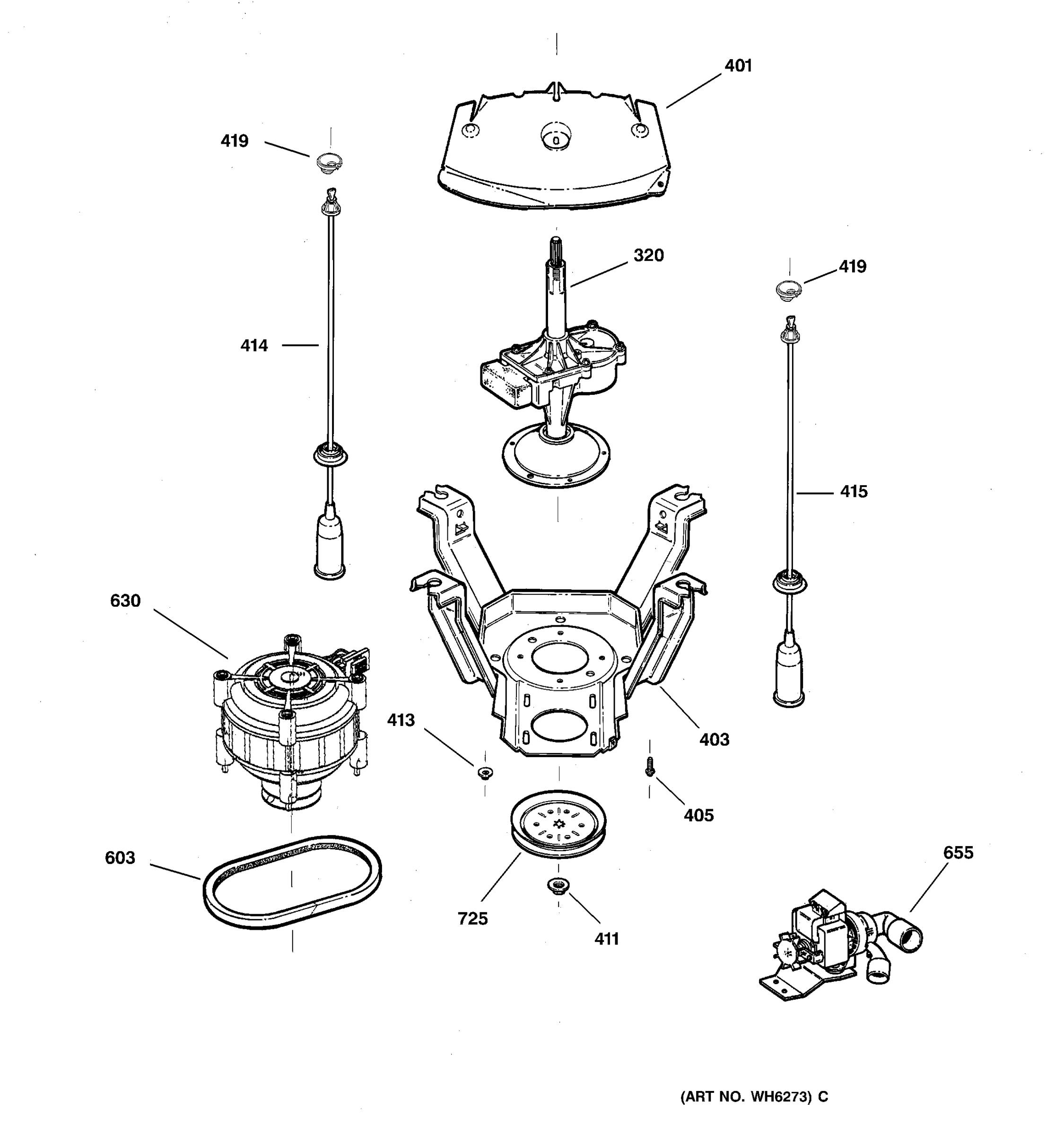 SUSPENSION, PUMP & DRIVE COMPONENTS