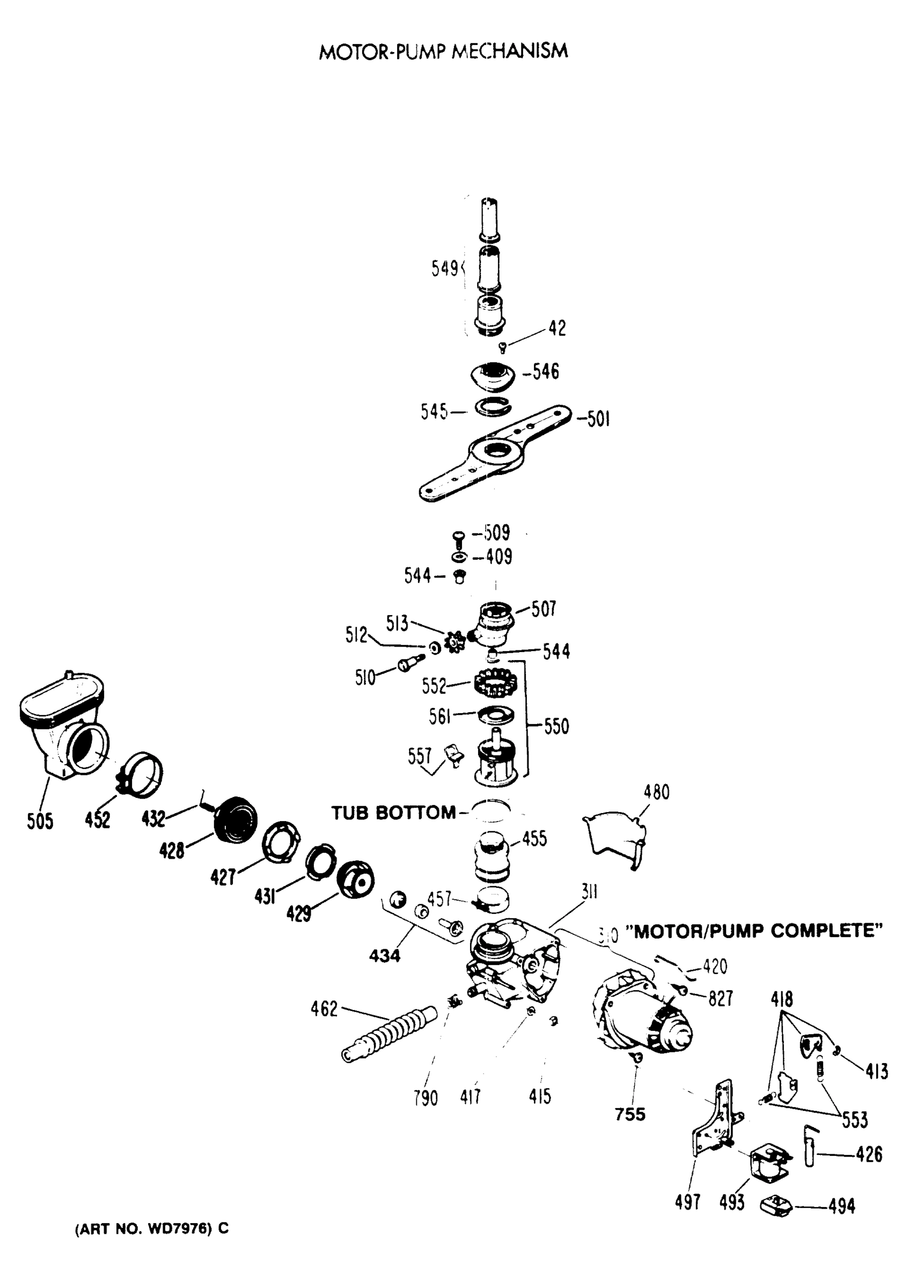 MOTOR-PUMP MECHANISM