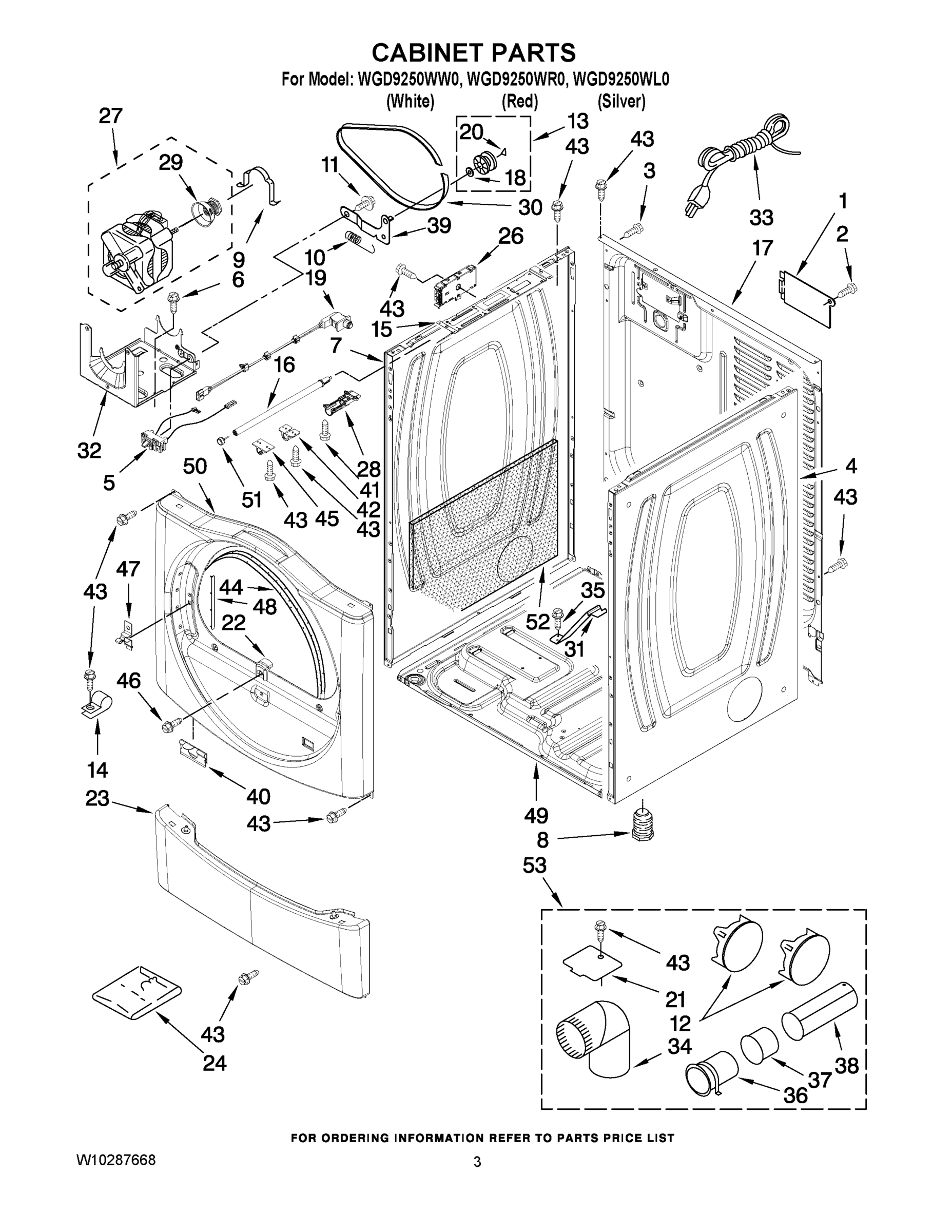 02 - CABINET PARTS