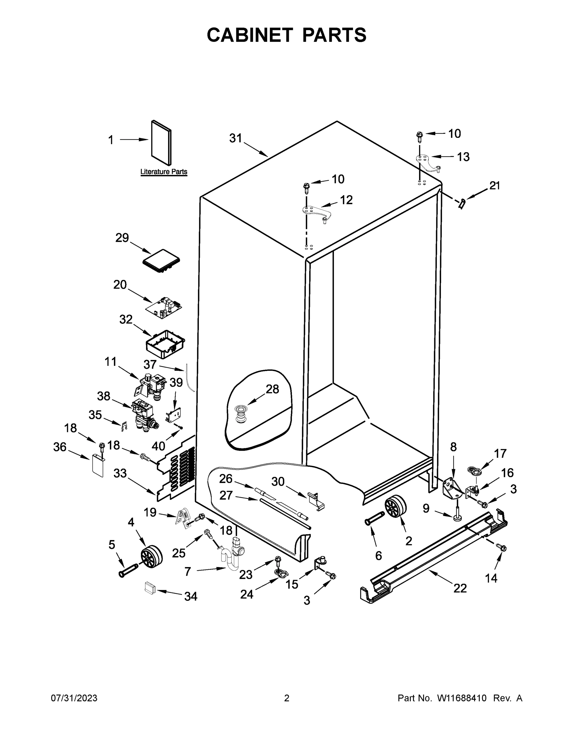 02 - CABINET PARTS