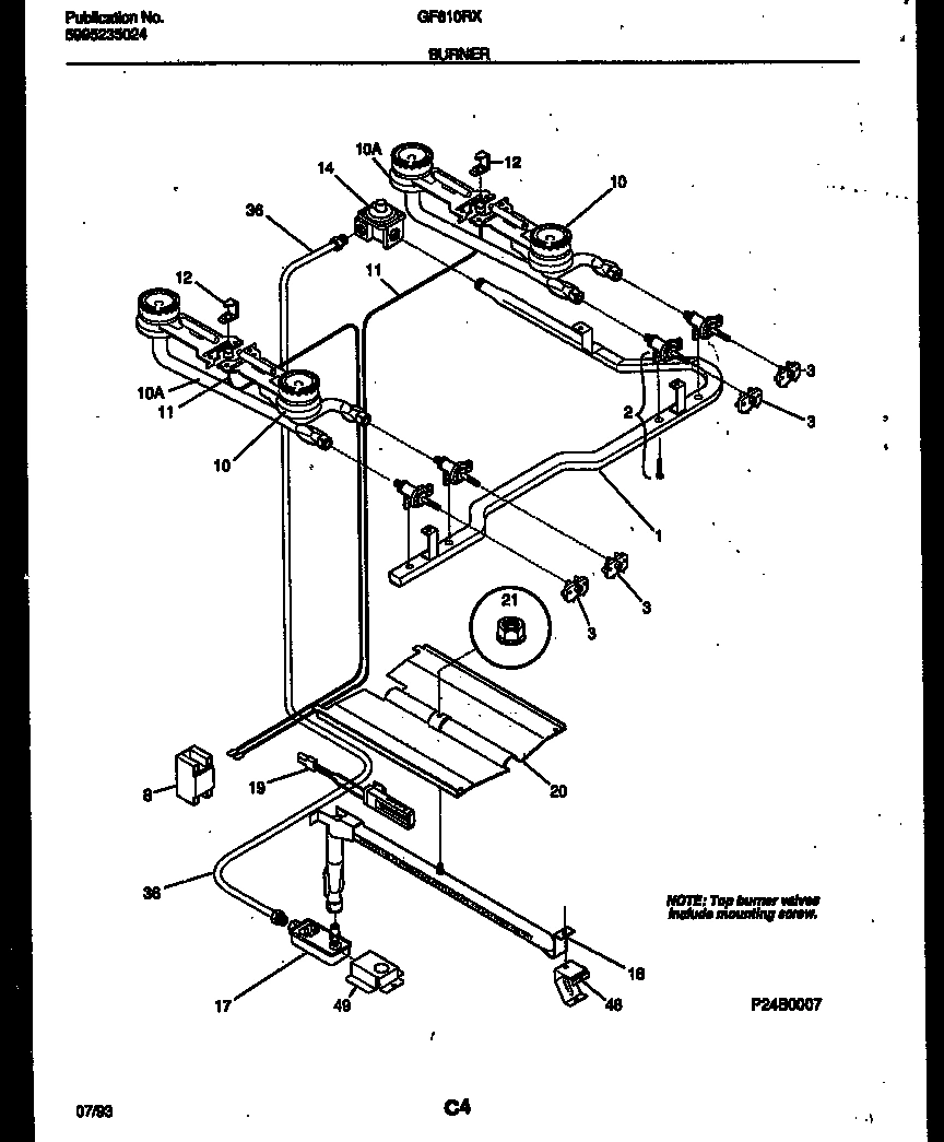 03 - BURNER, MANIFOLD AND GAS CONTROL