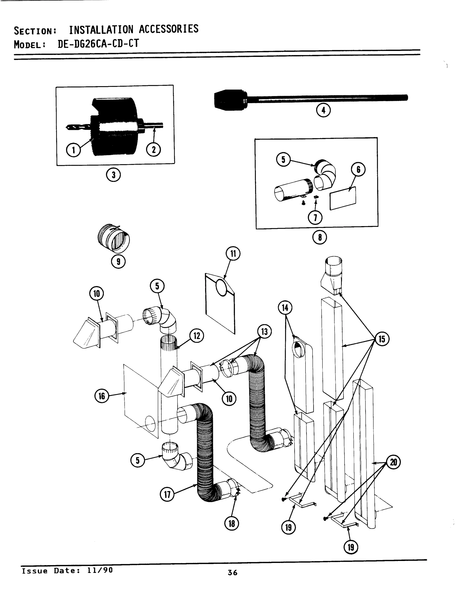 10 - INSTALLATION ACCESSORIES