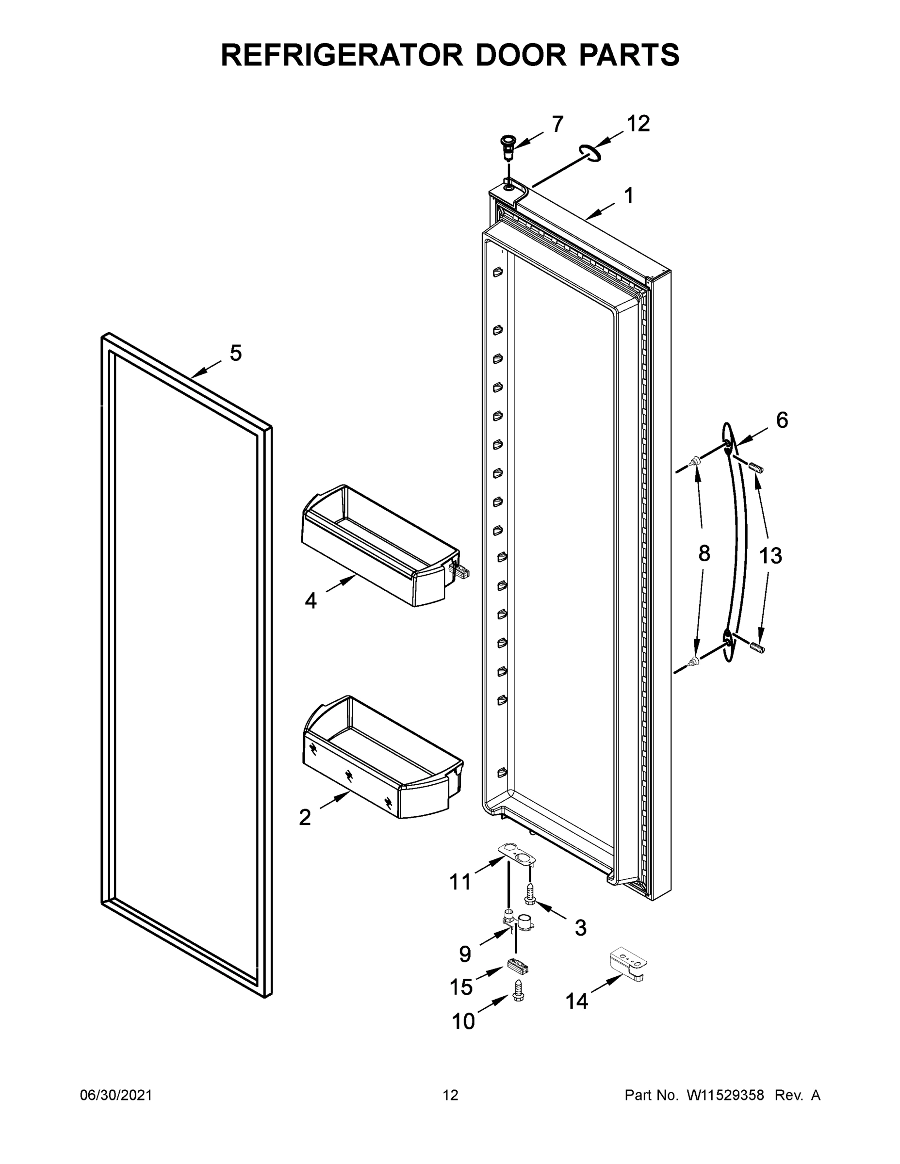 07 - REFRIGERATOR DOOR PARTS