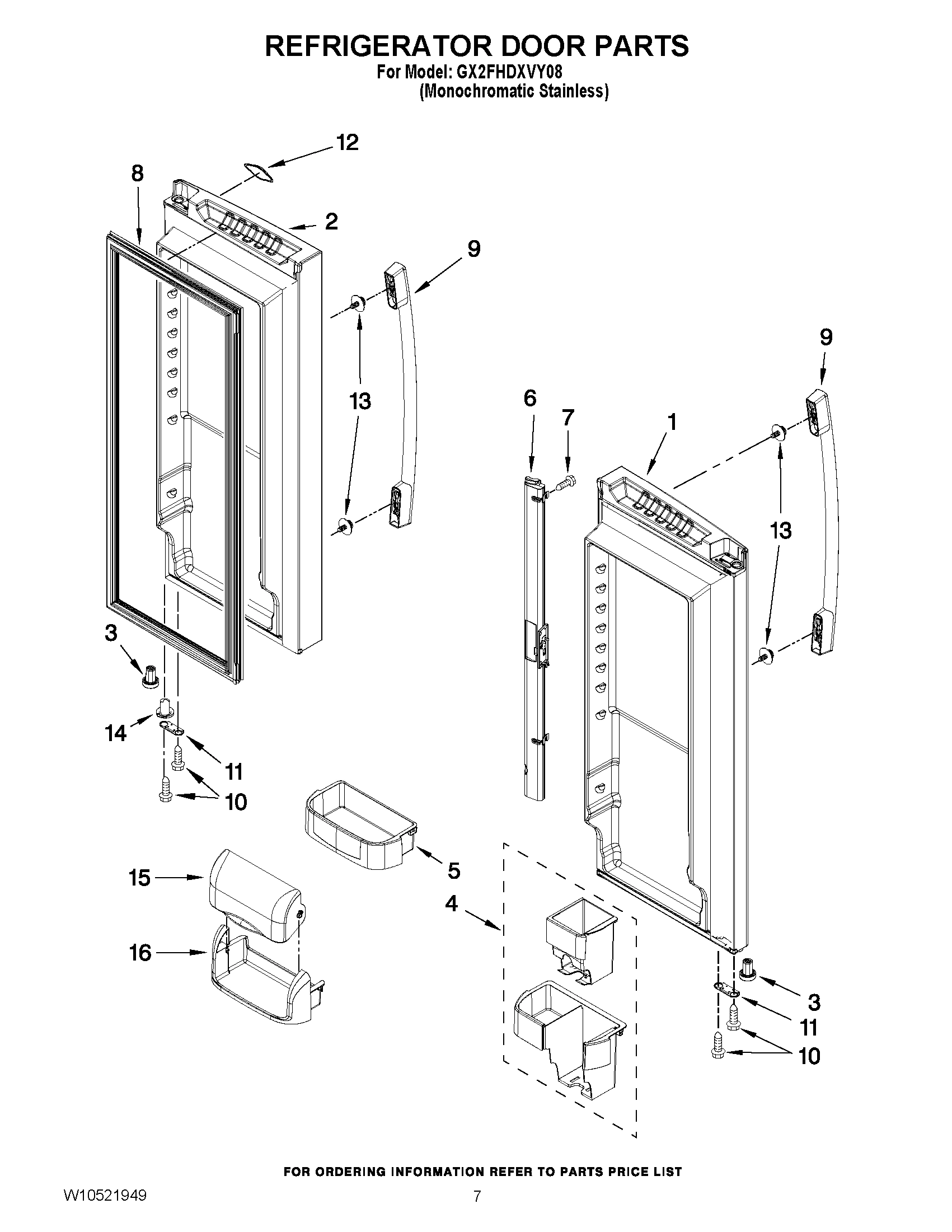 05 - REFRIGERATOR DOOR PARTS