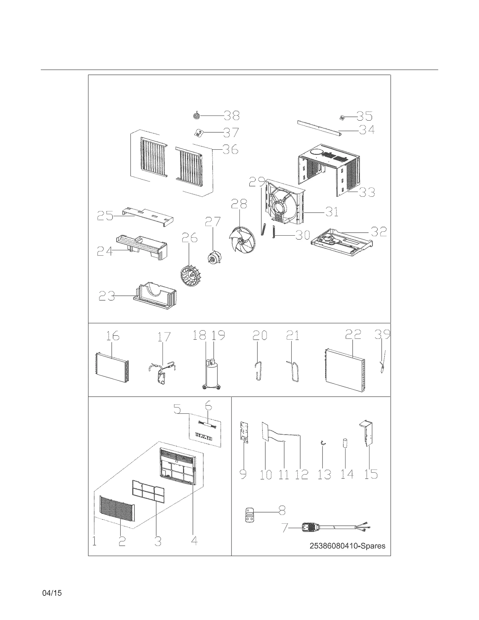 RECOMMENDED SPARE PARTS