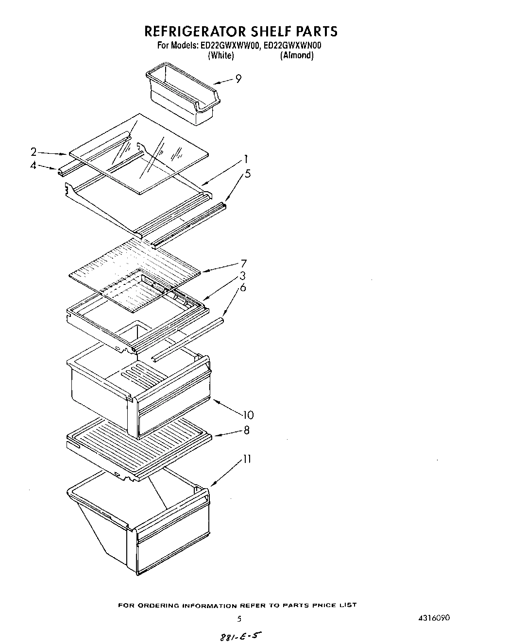 04 - REFRIGERATOR SHELF