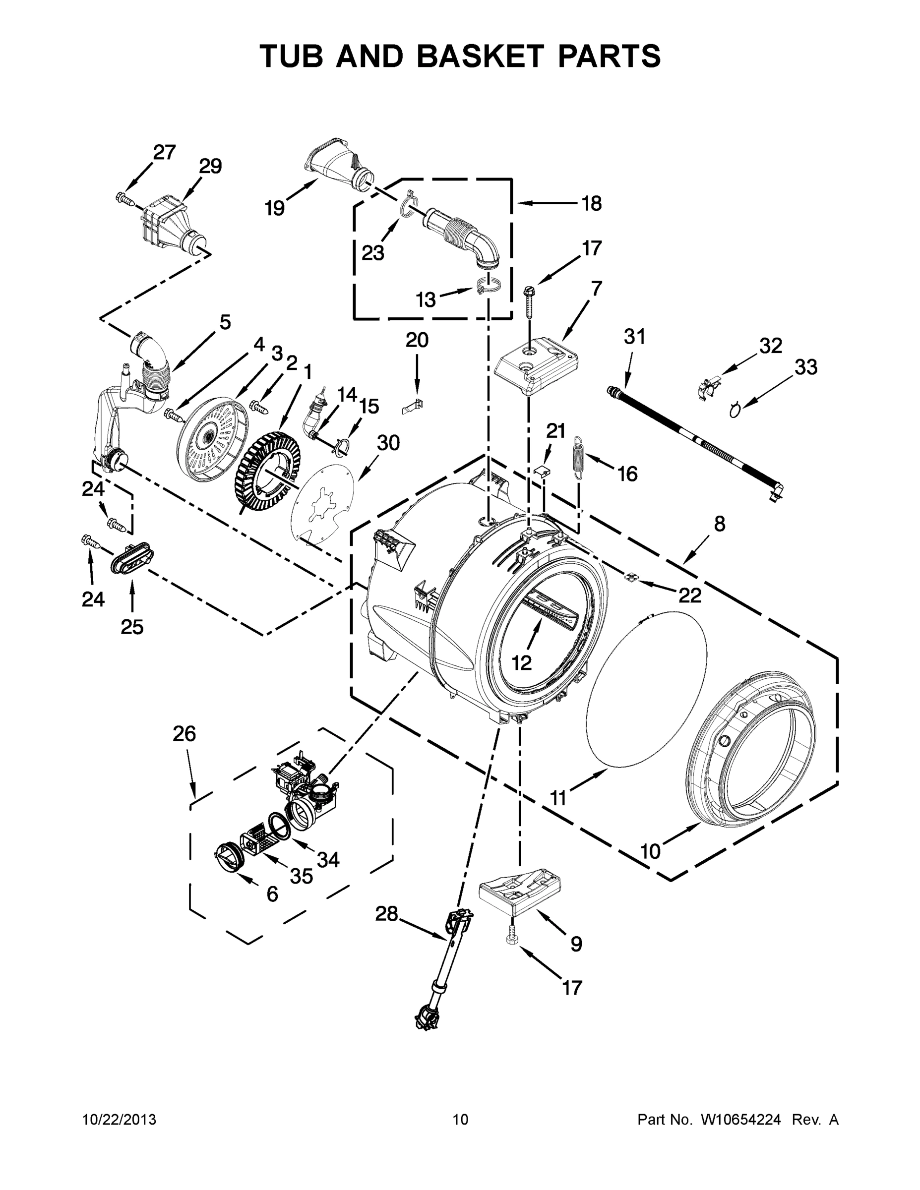 06 - TUB AND BASKET PARTS