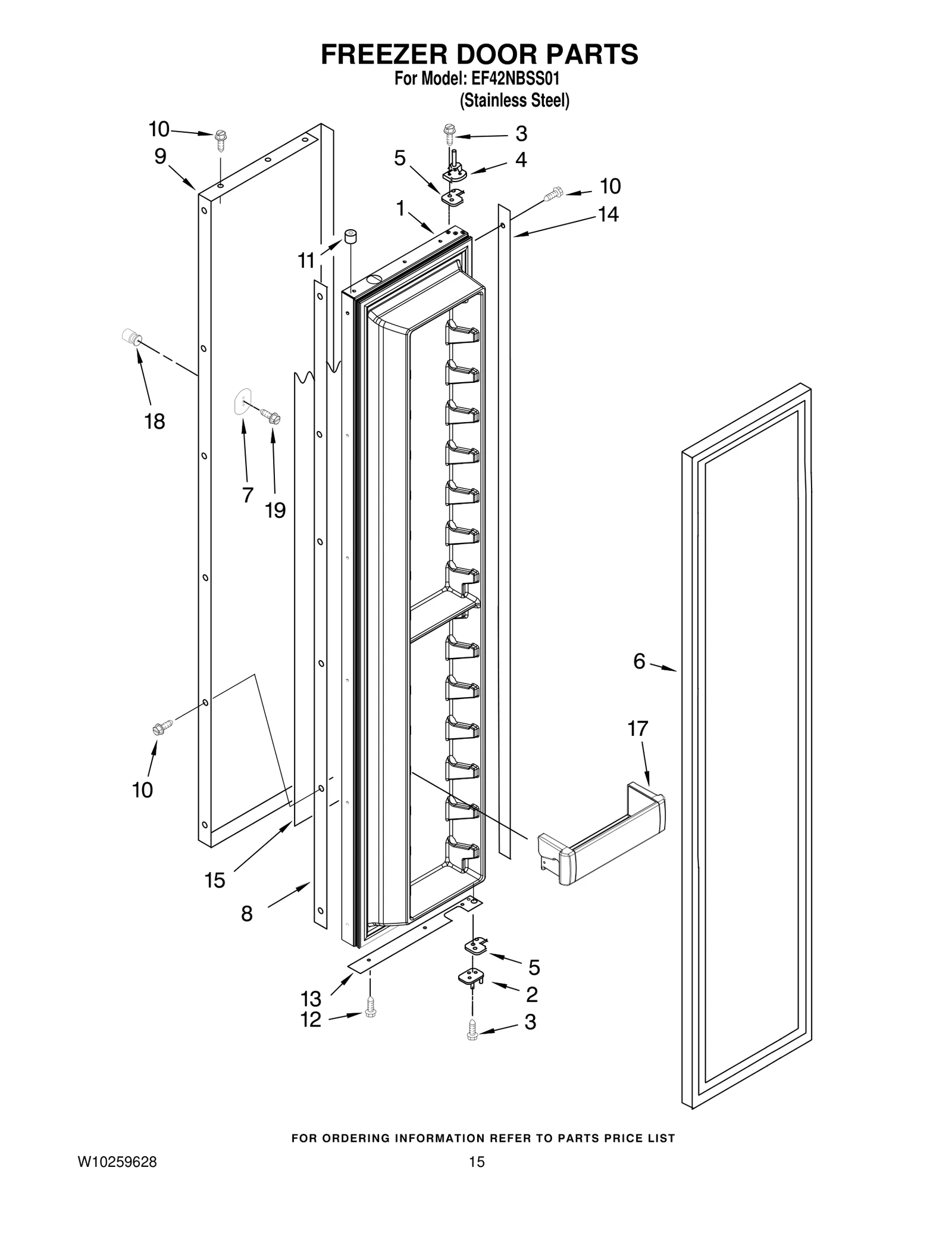 FREEZER DOOR PARTS