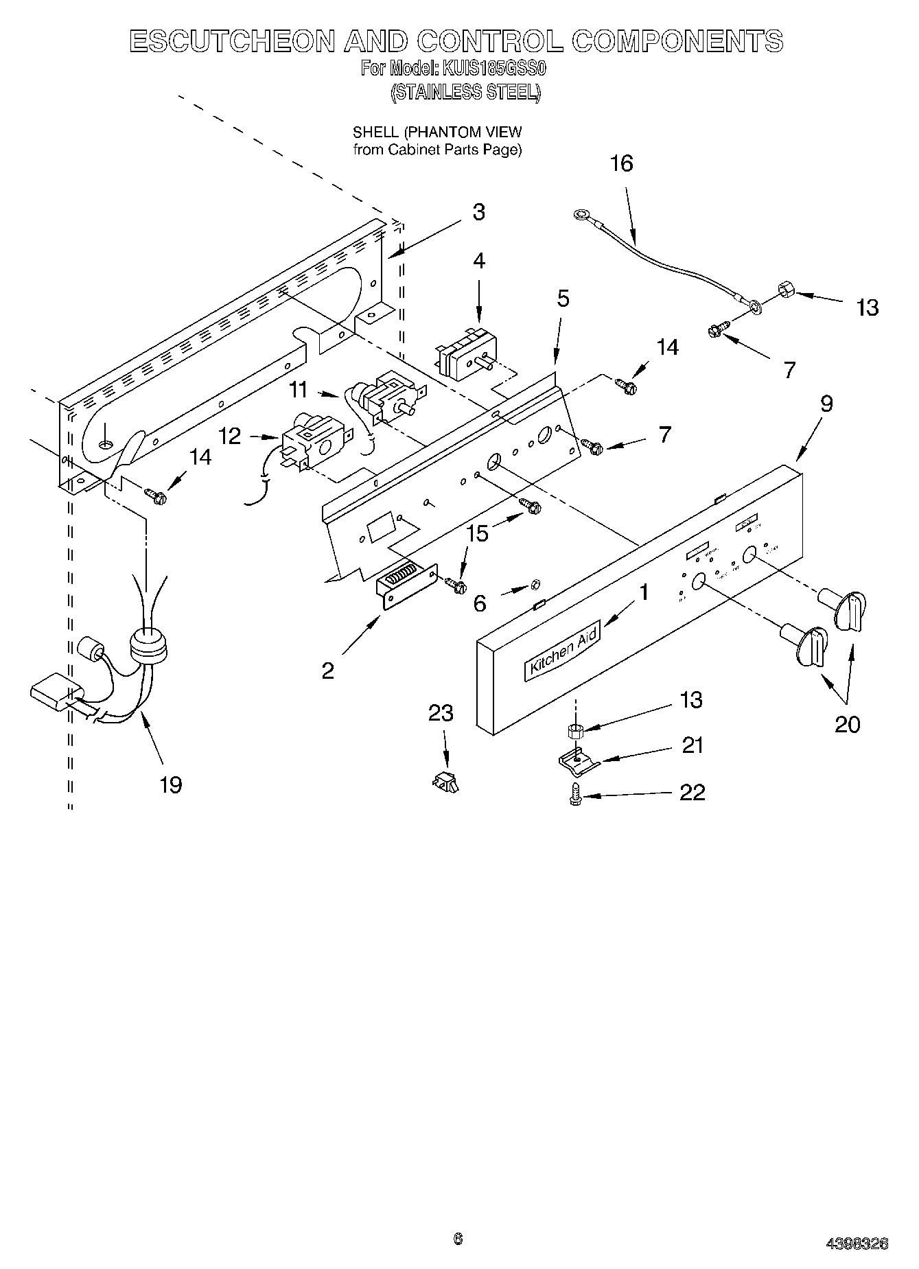 04 - ESCUTCHEON AND CONTROL