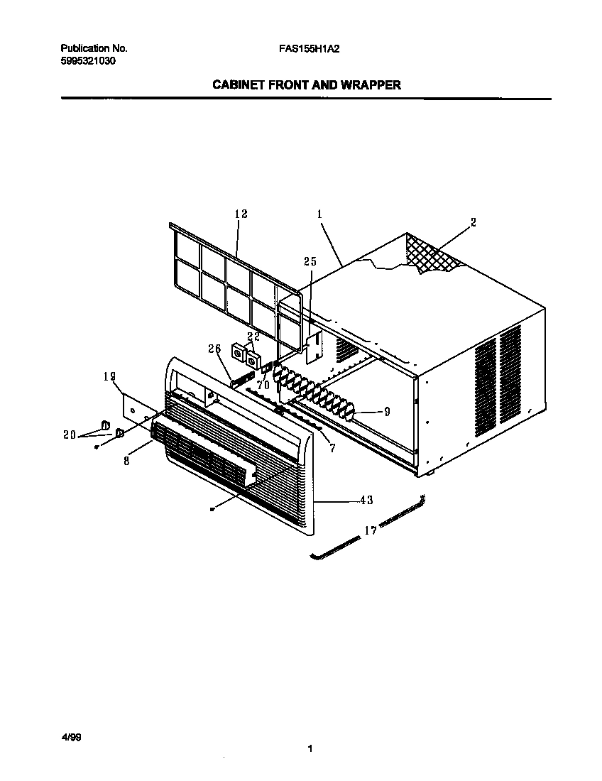 02 - CABINET FRONT/WRAPPER