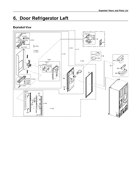 Left Refrigerator Door