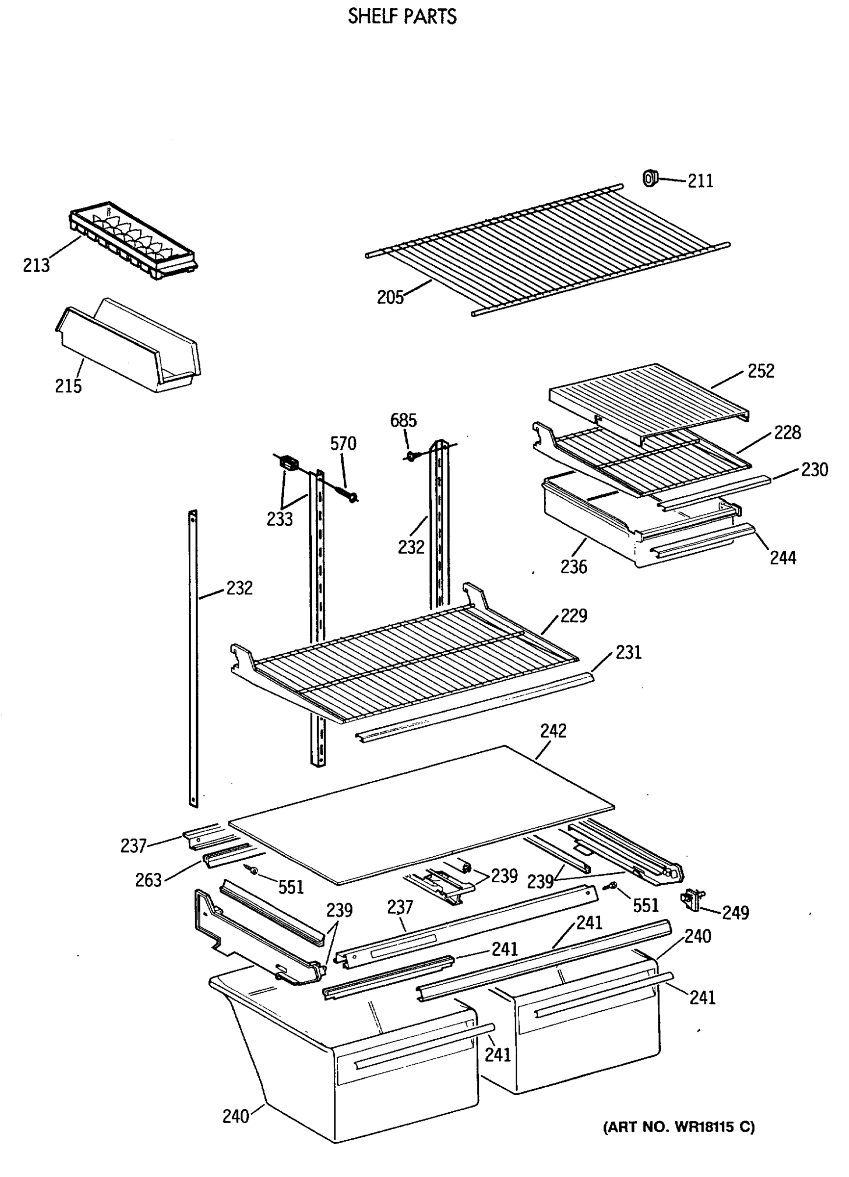 SHELF PARTS