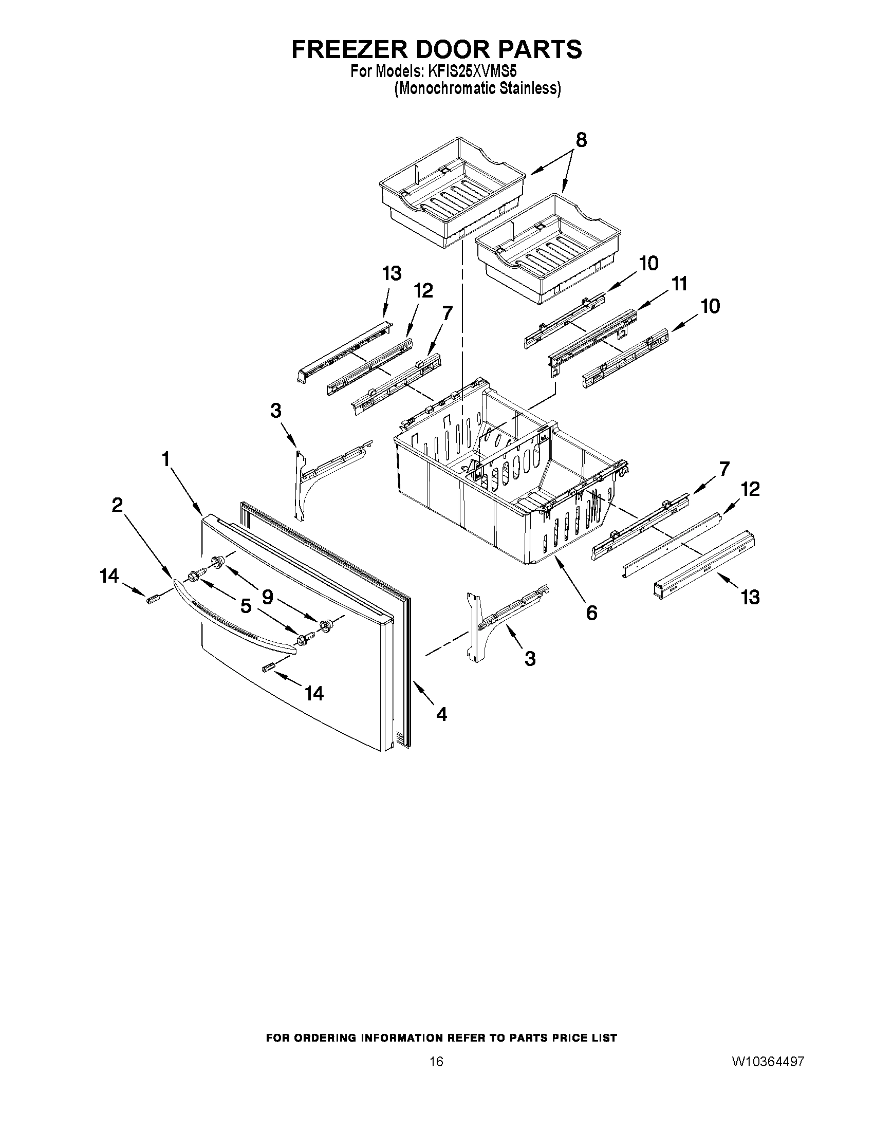 09 - FREEZER DOOR PARTS