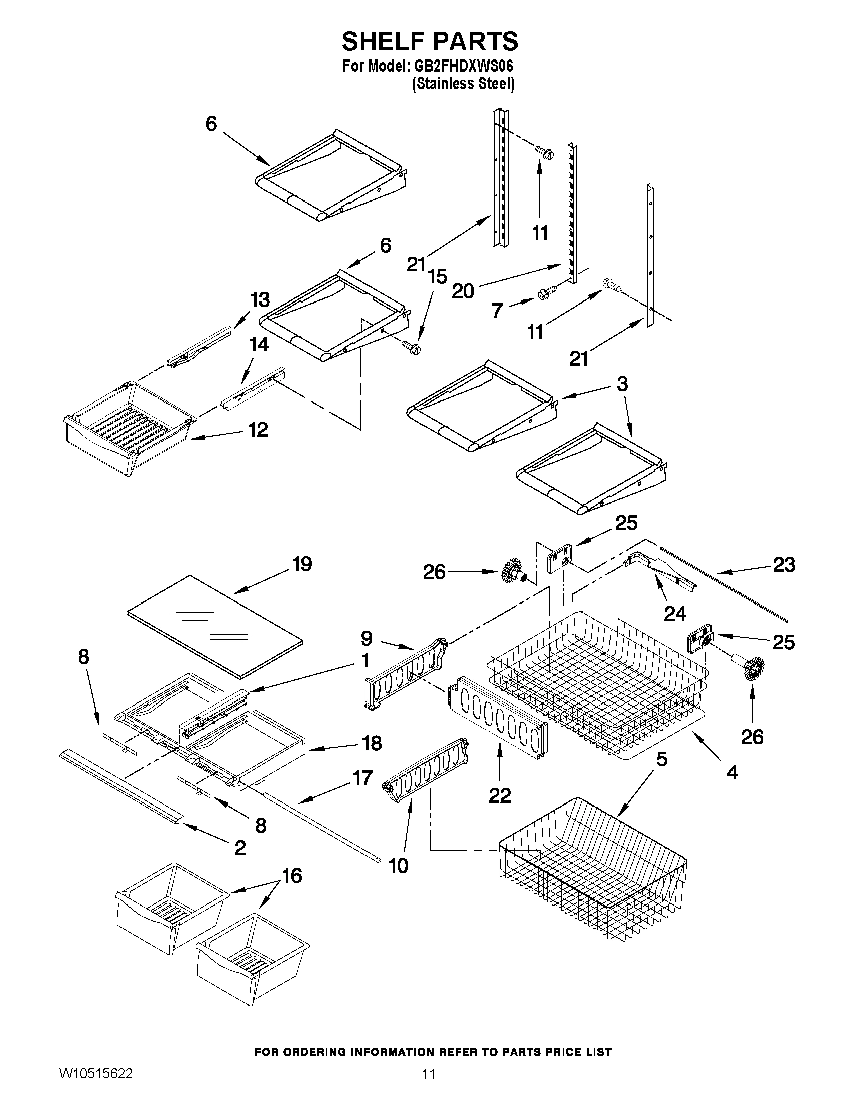 07 - SHELF PARTS