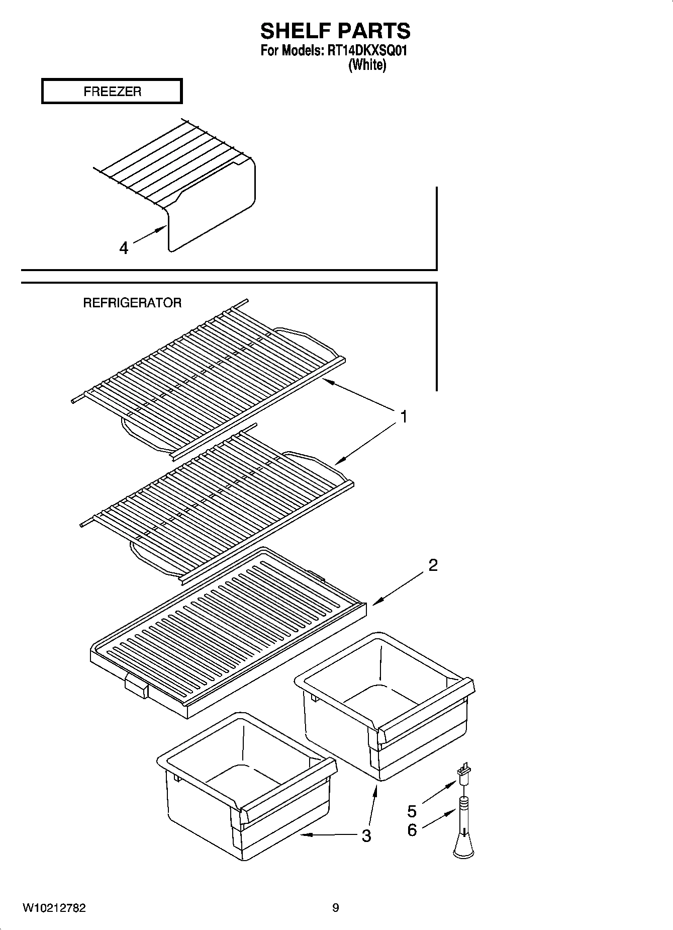 05 - SHELF PARTS, OPTIONAL PARTS