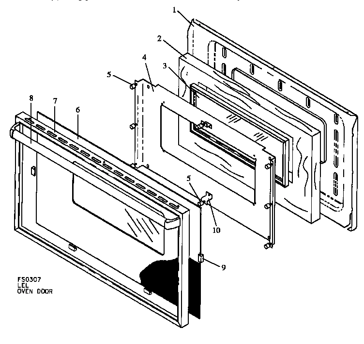 06 - OVEN DOOR ASSY
