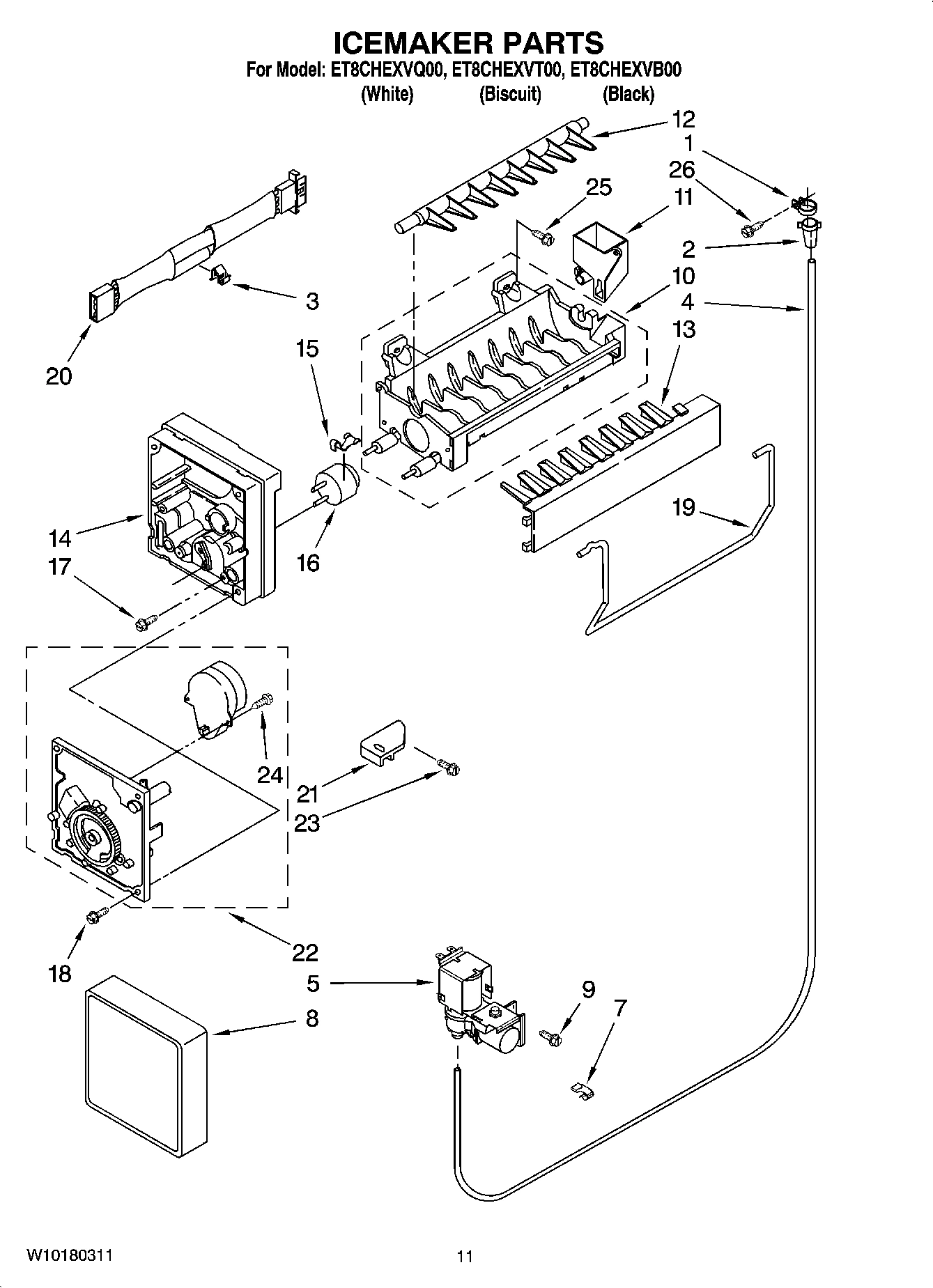 06 - ICEMAKER PARTS, OPTIONAL PARTS