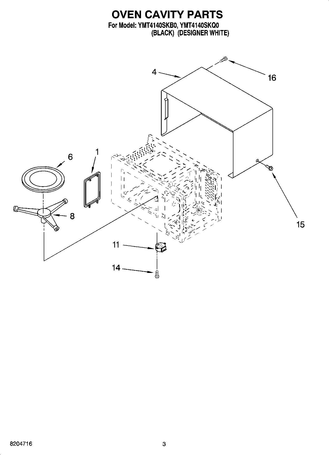 03 - OVEN CAVITY PARTS