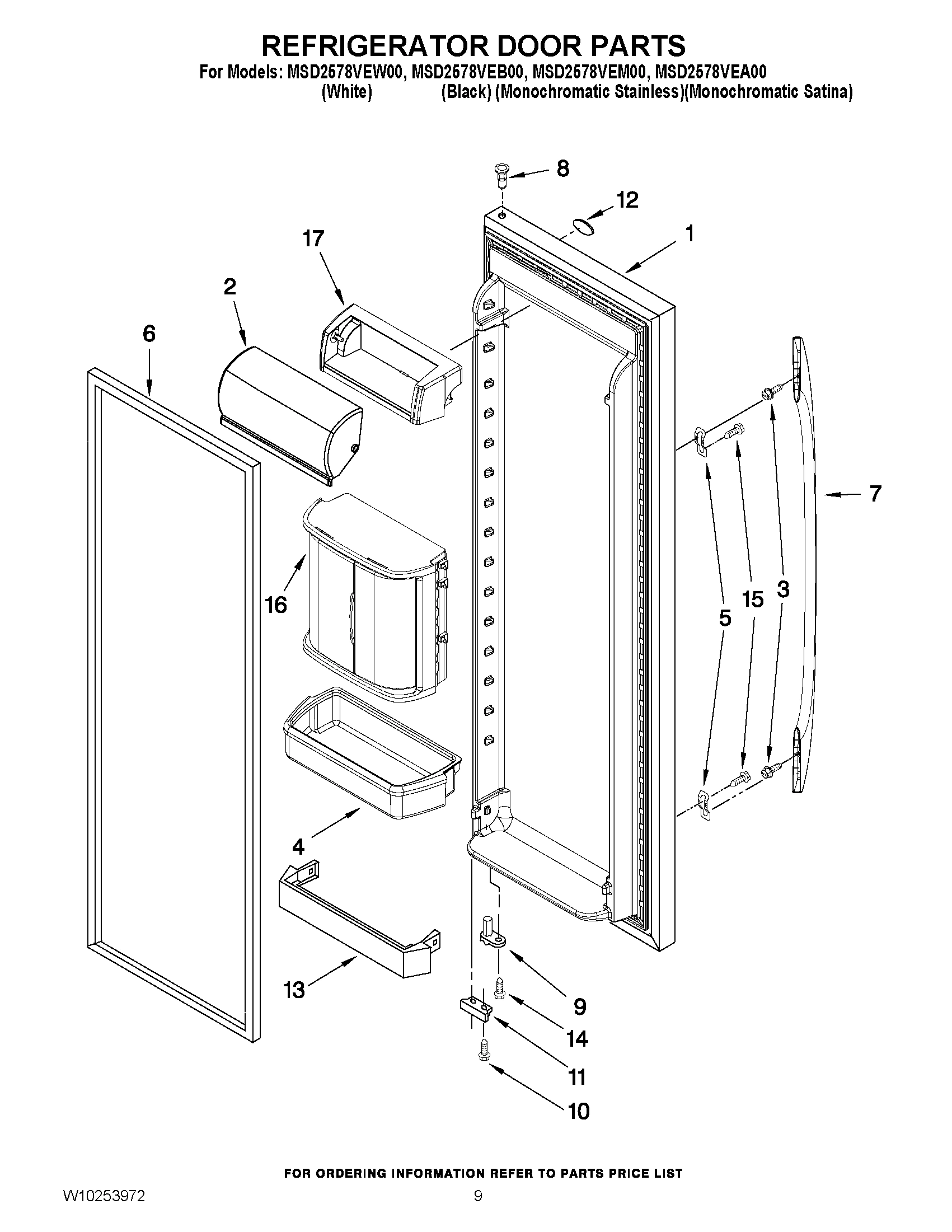 06 - REFRIGERATOR DOOR PARTS