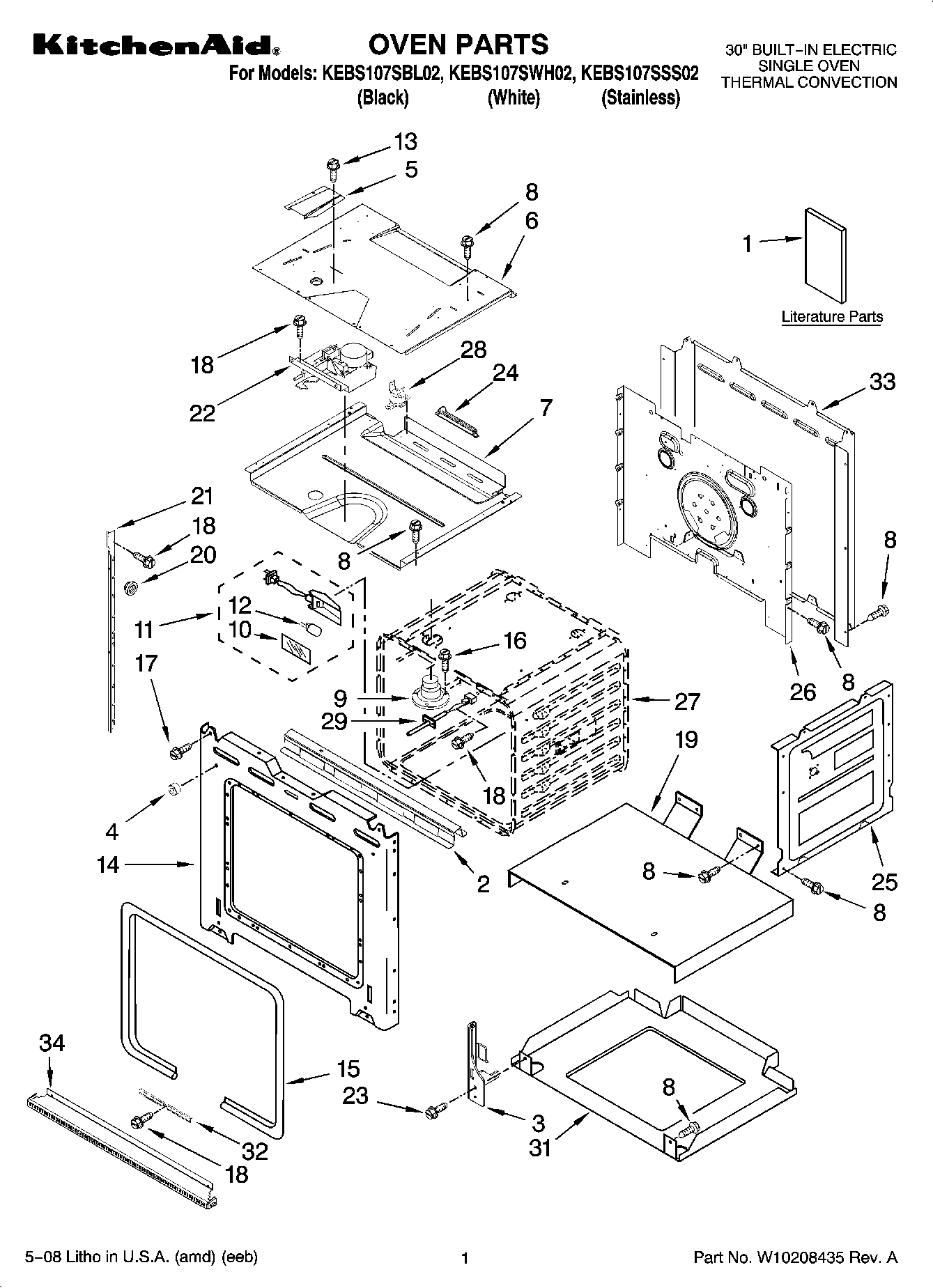 01 - OVEN PARTS
