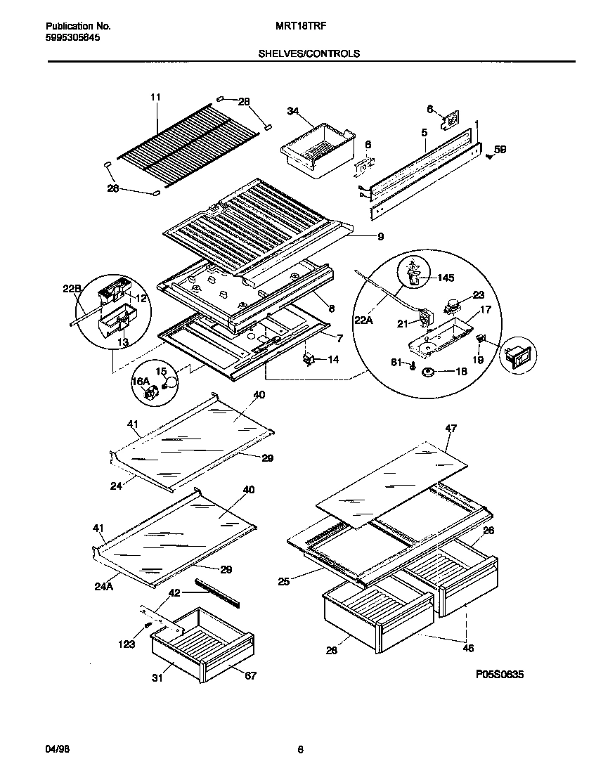 04 - SHELVES/CONTROLS