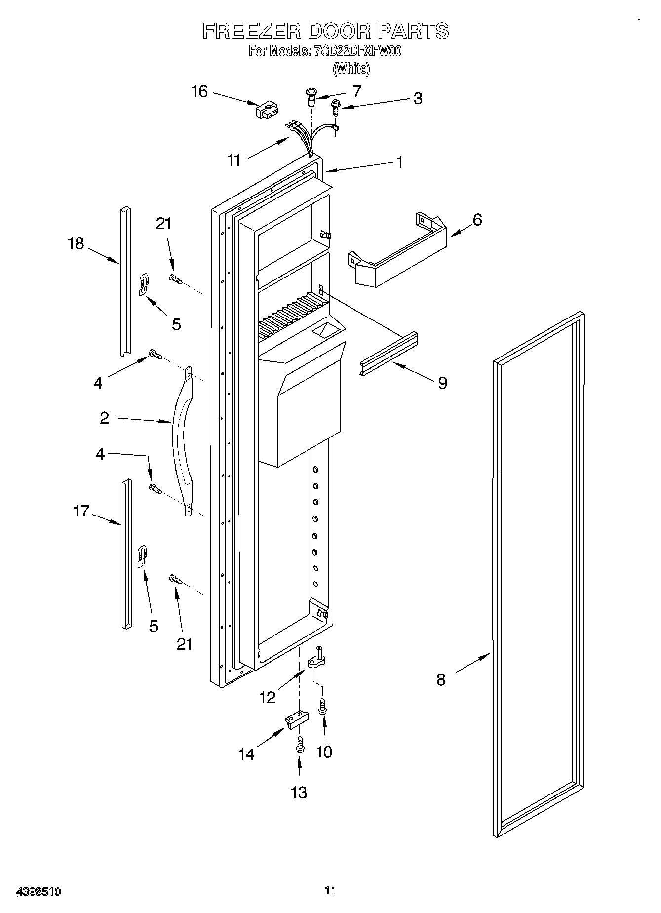 08 - FREEZER DOOR