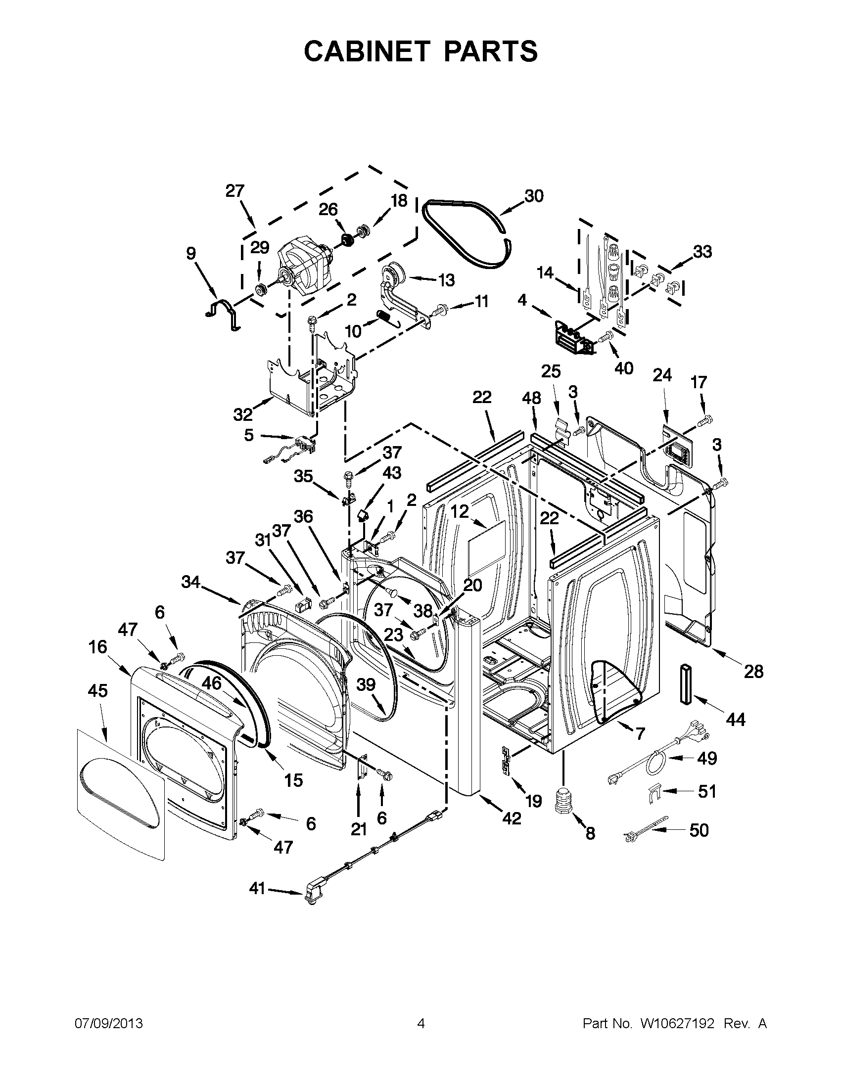 02 - CABINET PARTS