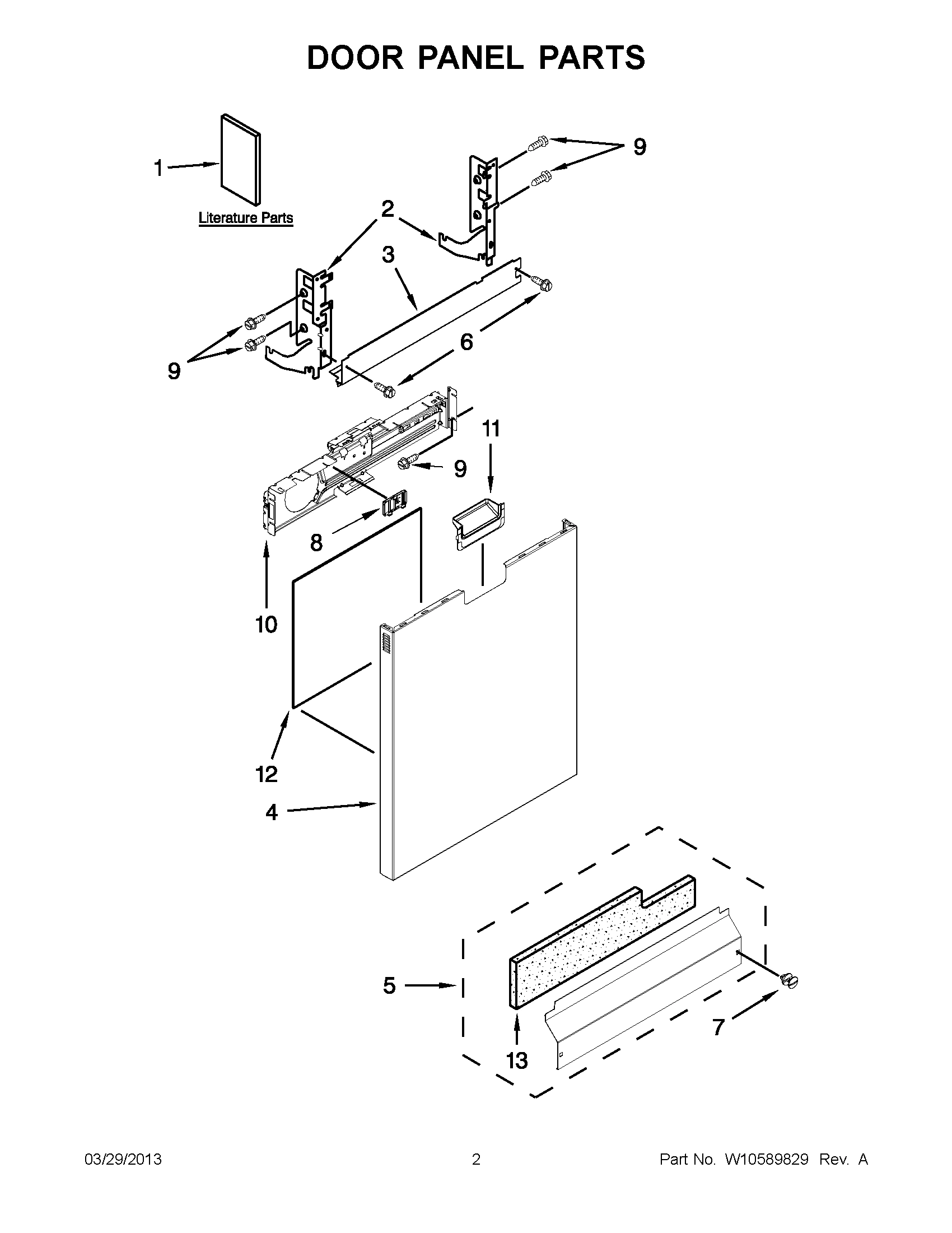 01 - DOOR PANEL PARTS