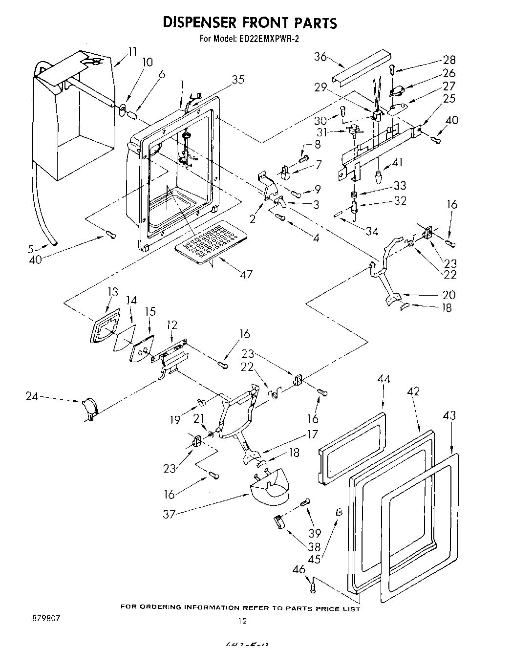 07 - DISPENSER FRONT