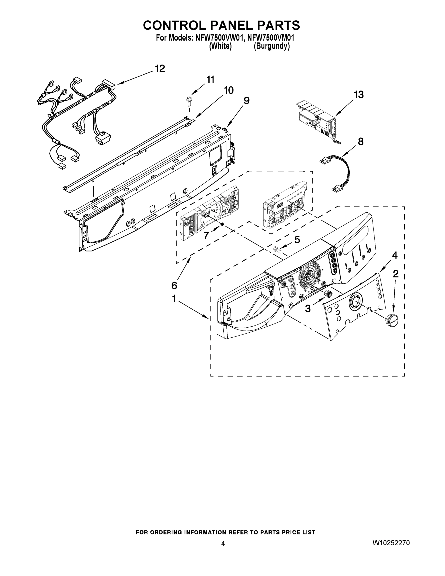 03 - CONTROL PANEL PARTS