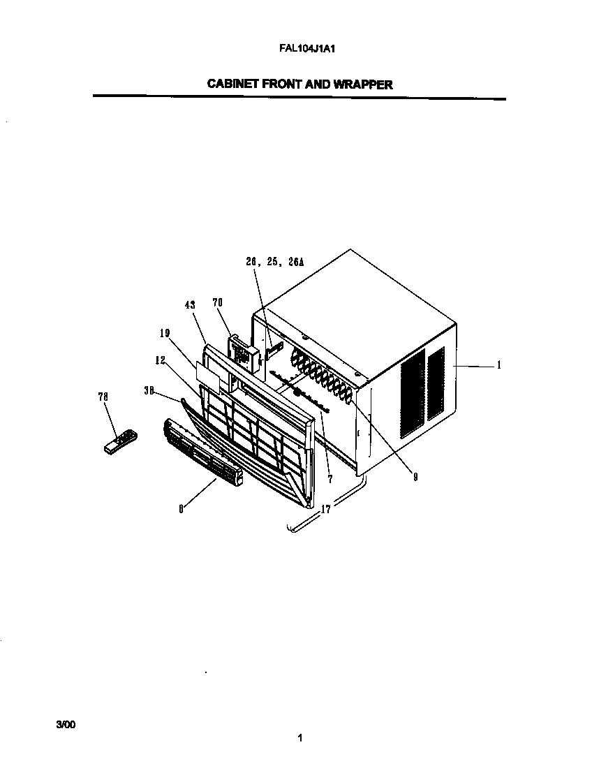 02 - CABINET FRONT AND WRAPPER