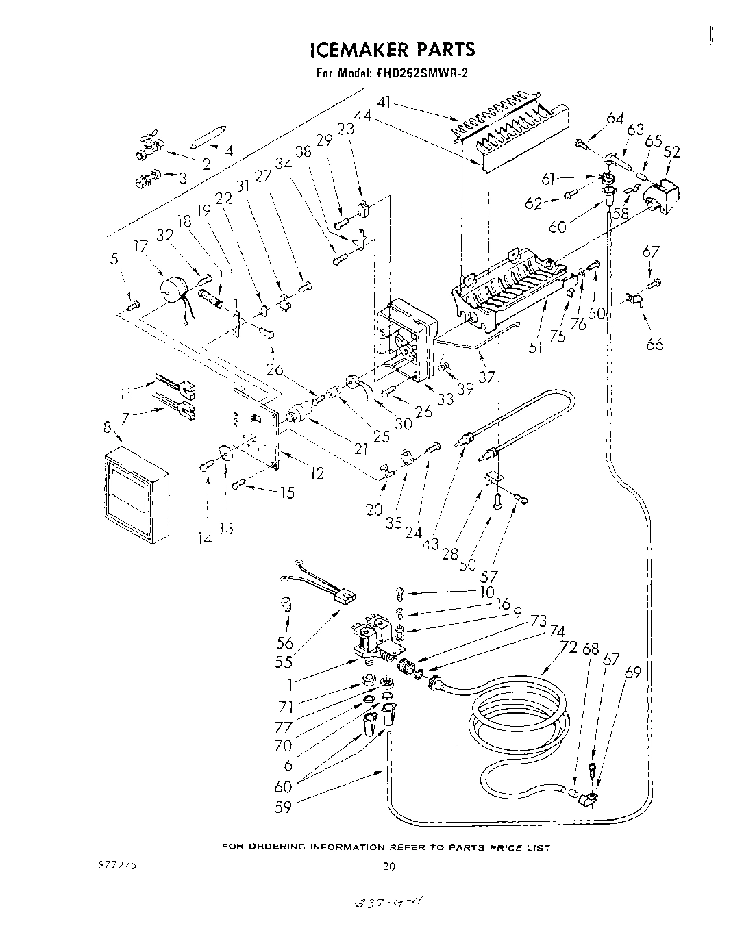 12 - ICEMAKER, NOT ILLUSTRATED