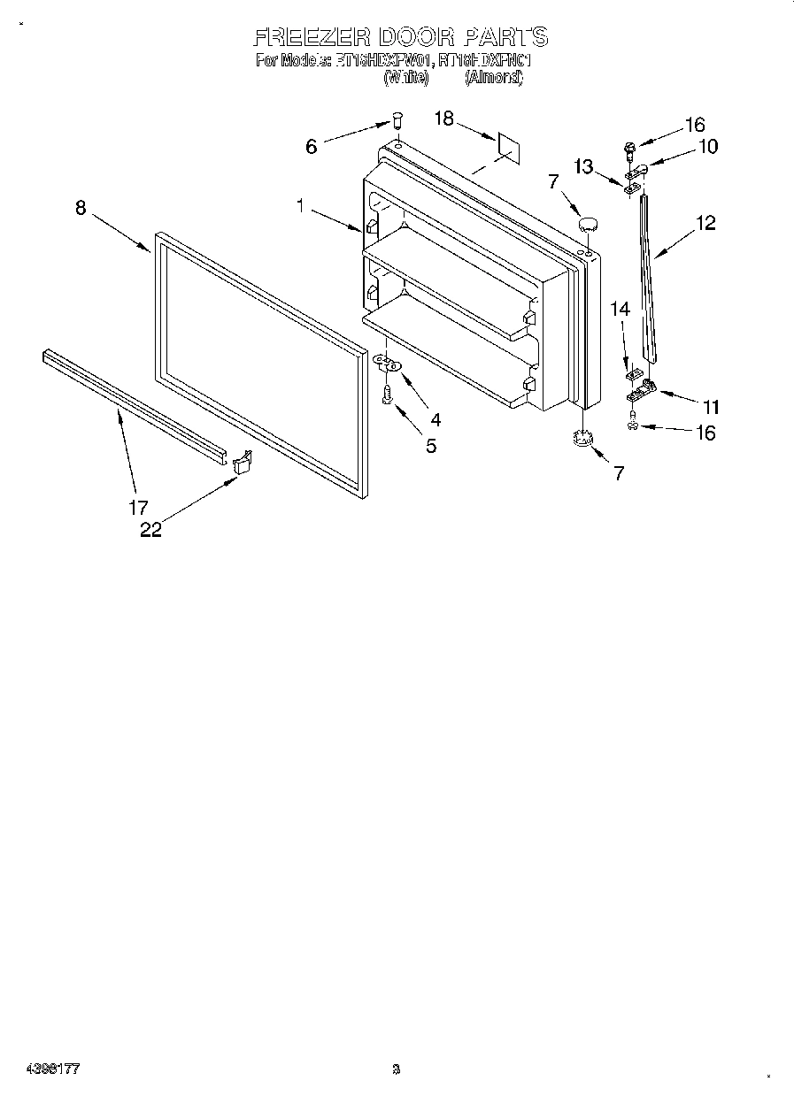 02 - FREEZER DOOR