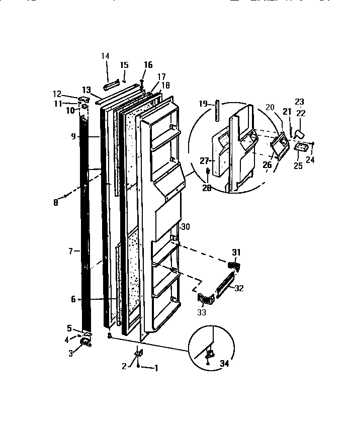 02 - FREEZER DOOR