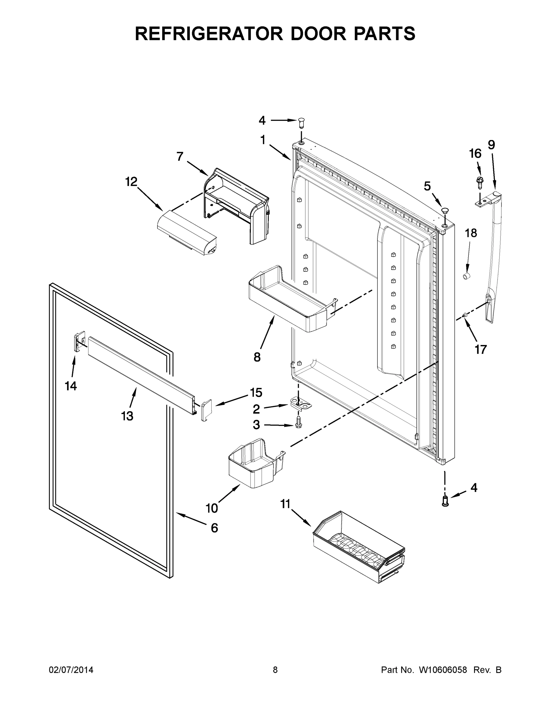 05 - REFRIGERATOR DOOR PARTS