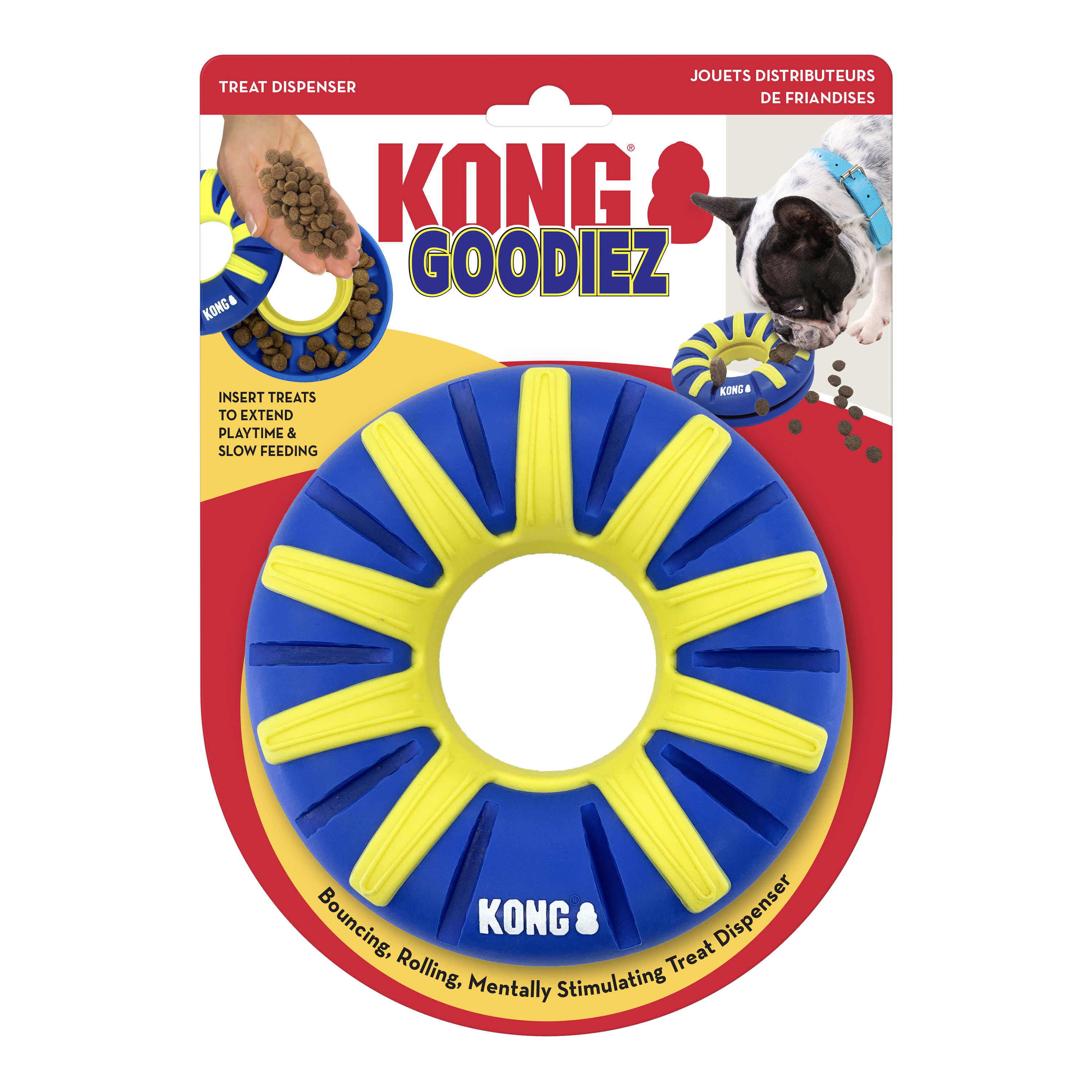 KONG Gyro Rolling Treat Dispensing Dog Toy