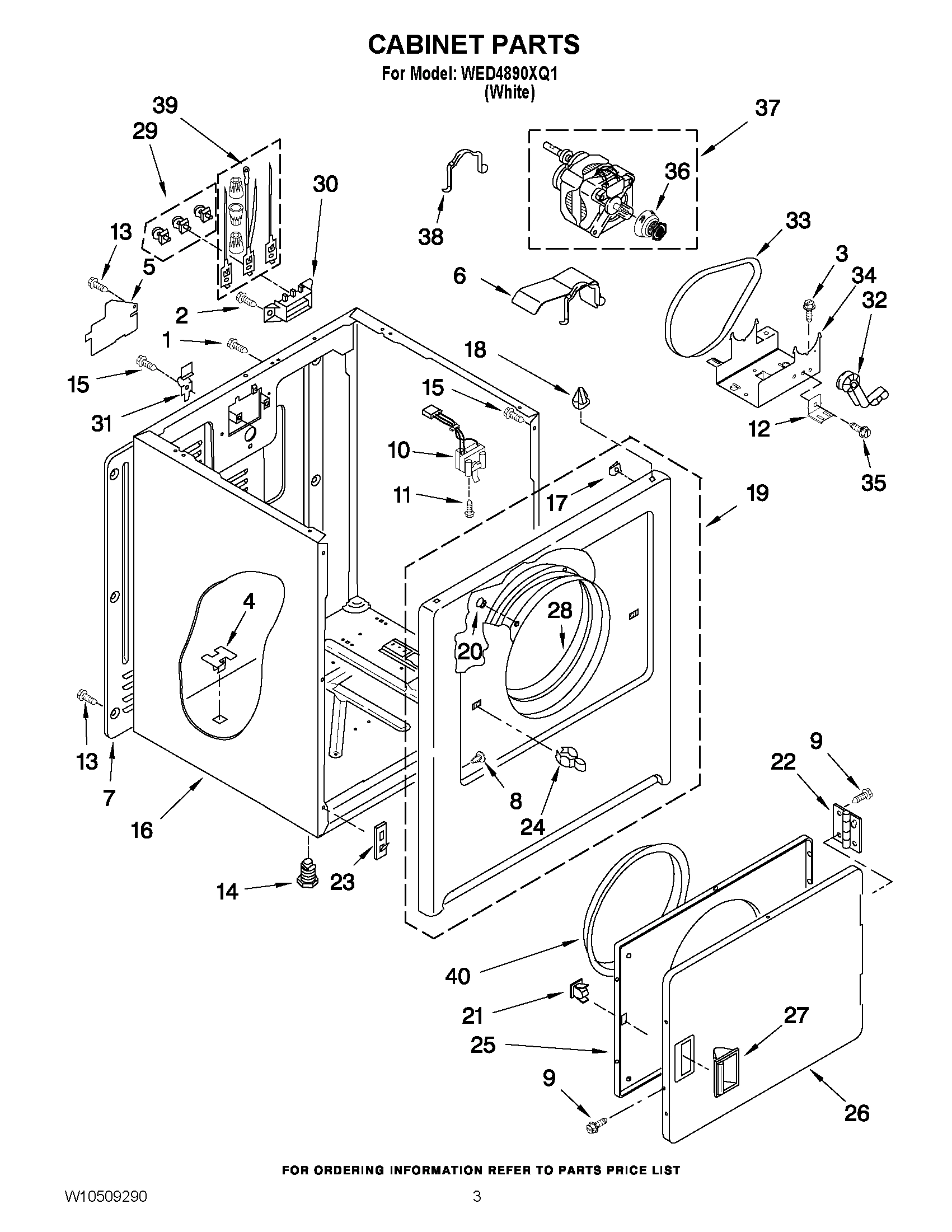 02 - CABINET PARTS