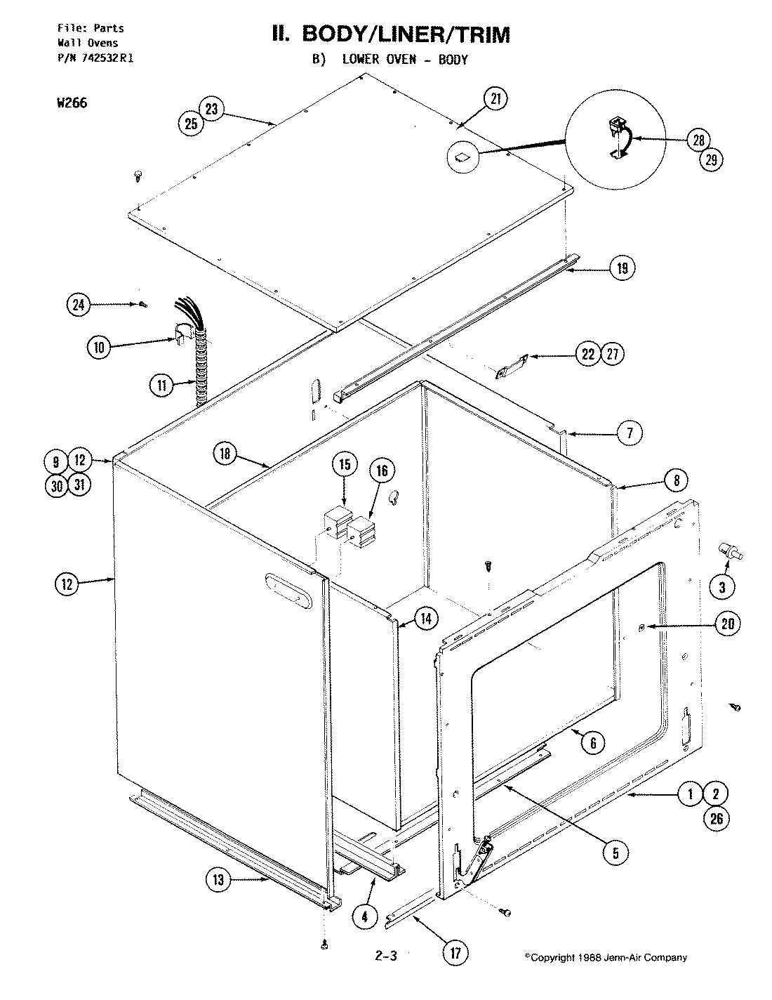 04 - BODY-LINER/TRIM-LOWER OVEN