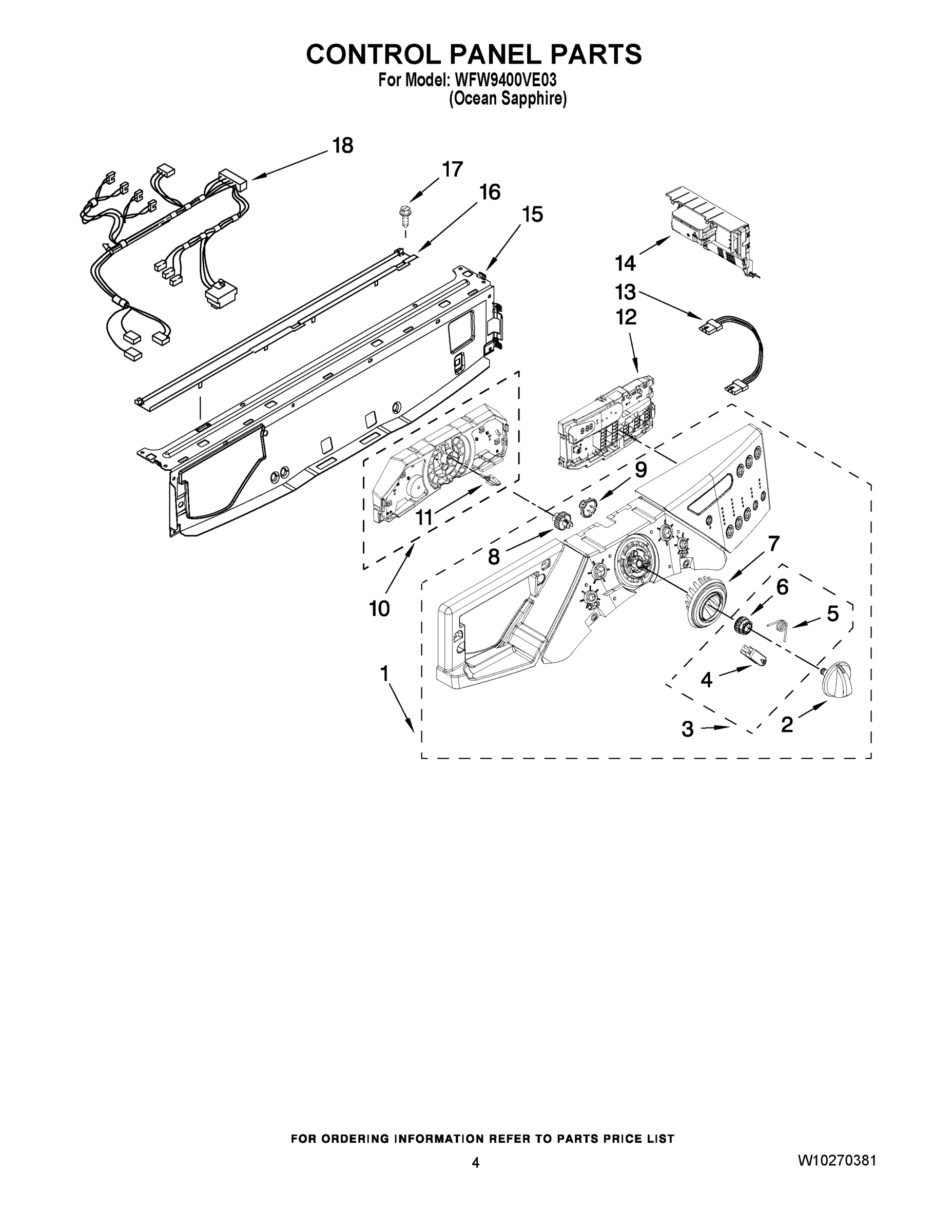 03 - CONTROL PANEL PARTS