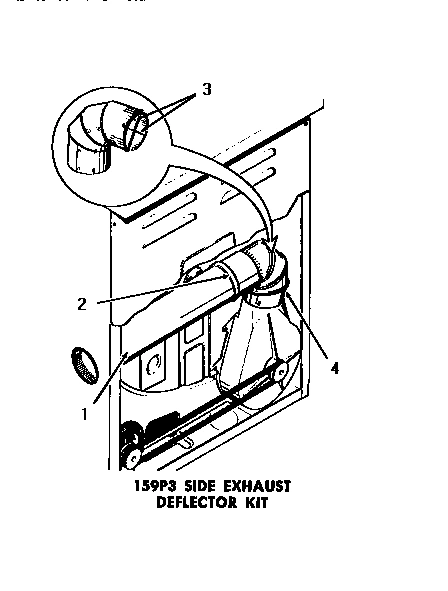 02 - 159P3 SIDE EXHAUST DEFLECTOR KIT