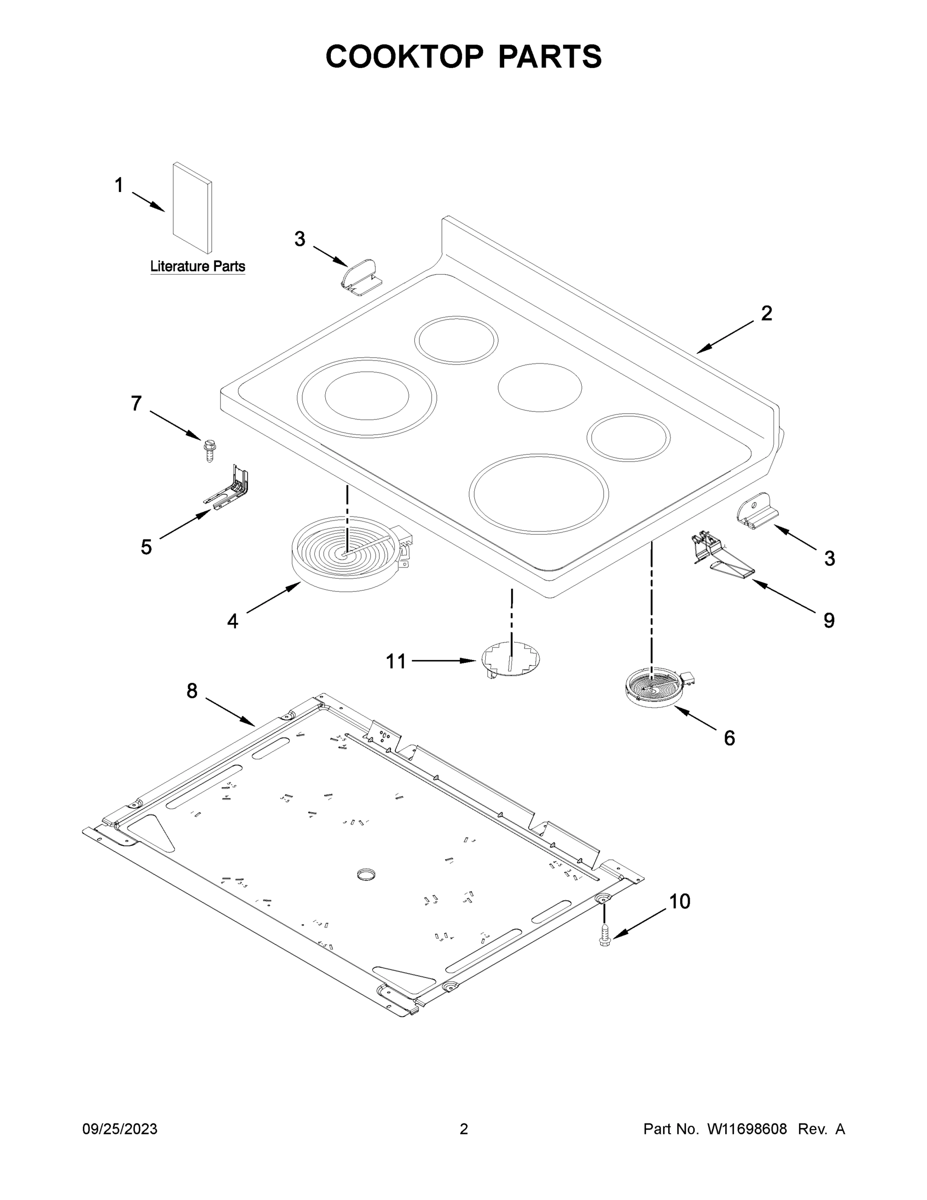 02 - COOKTOP PARTS